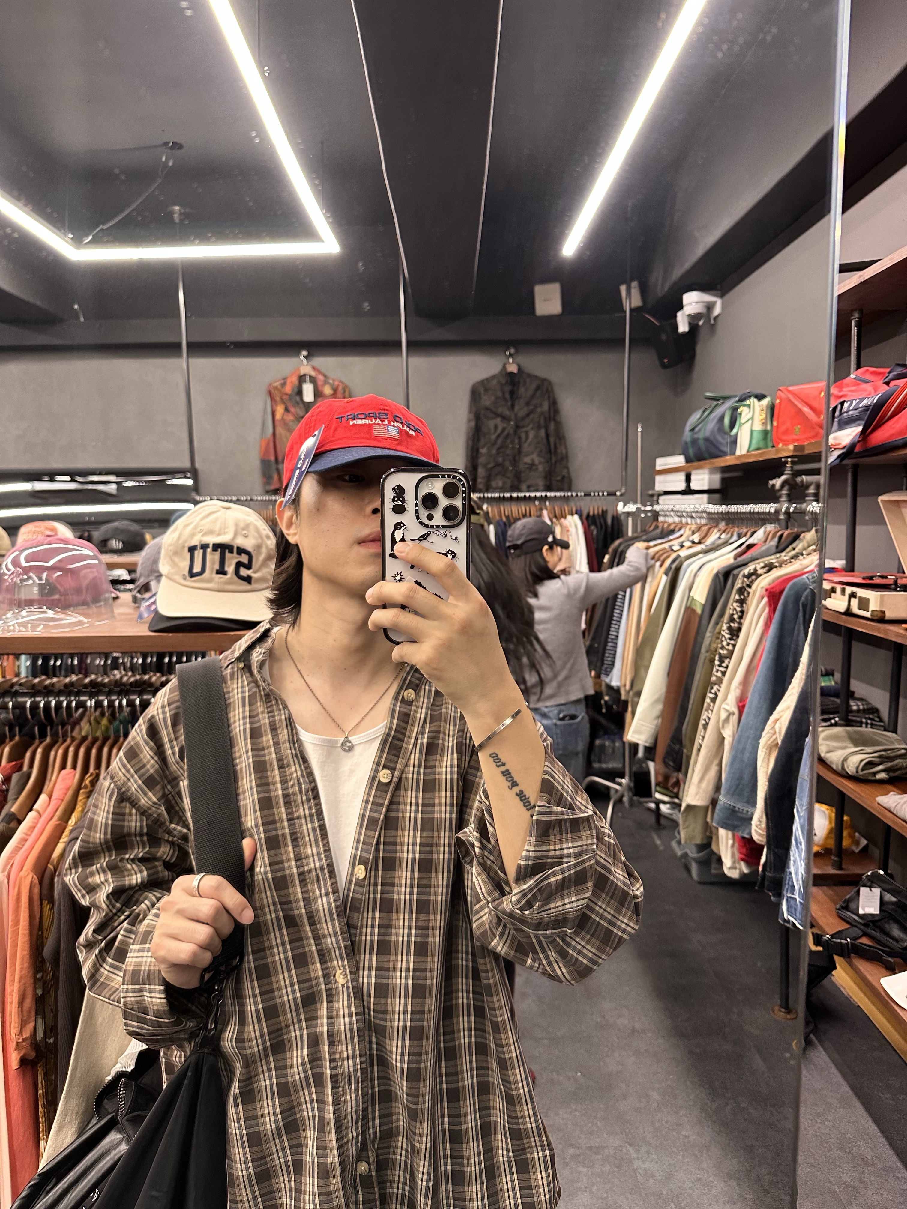 Gucci Interlocking G Pendant Necklace Silver, Stussy Stu Arch Strapback Cap Khaki 착용 스타일 - 1