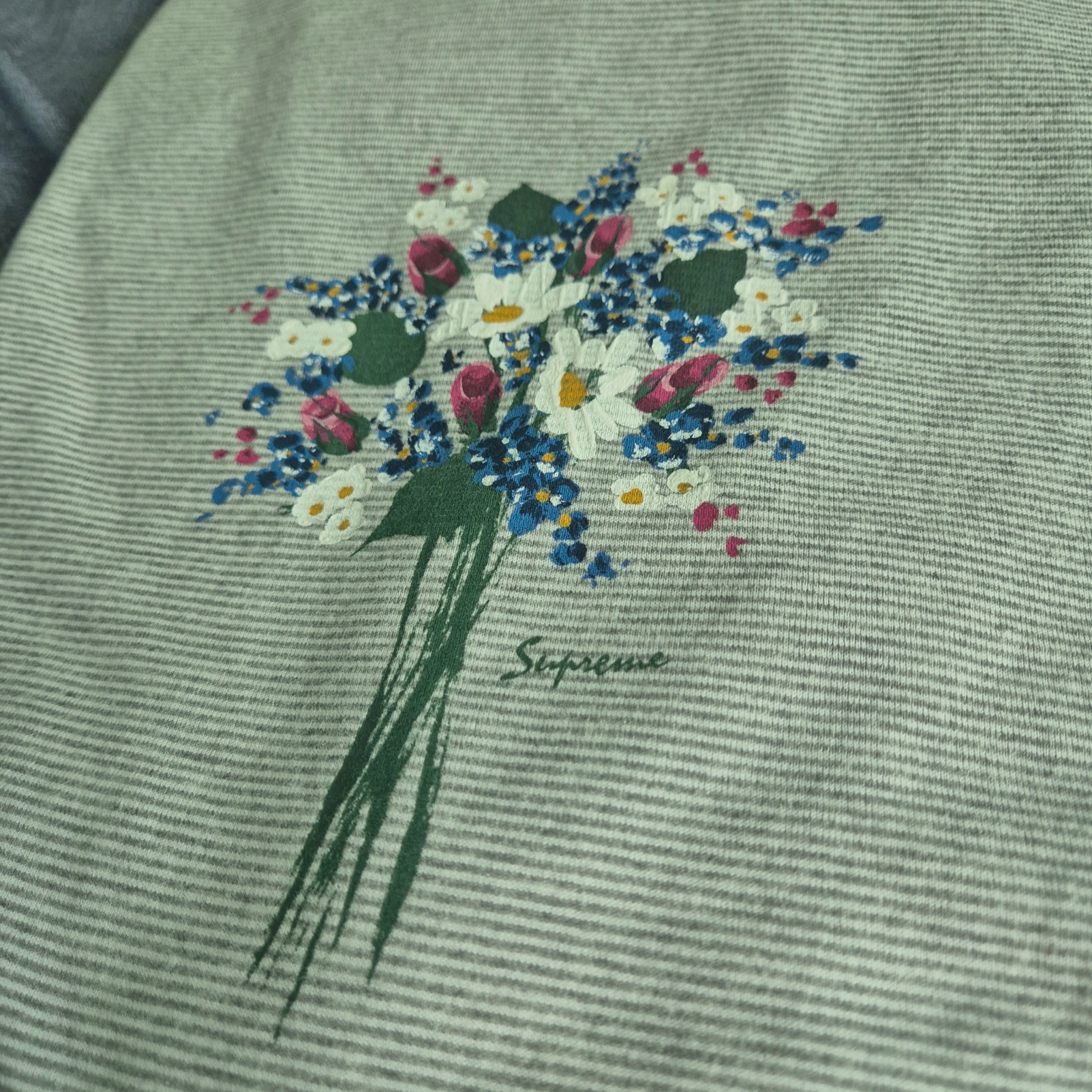 Supreme Bouquet S/S Top Stripe - 24SS 착용 스타일