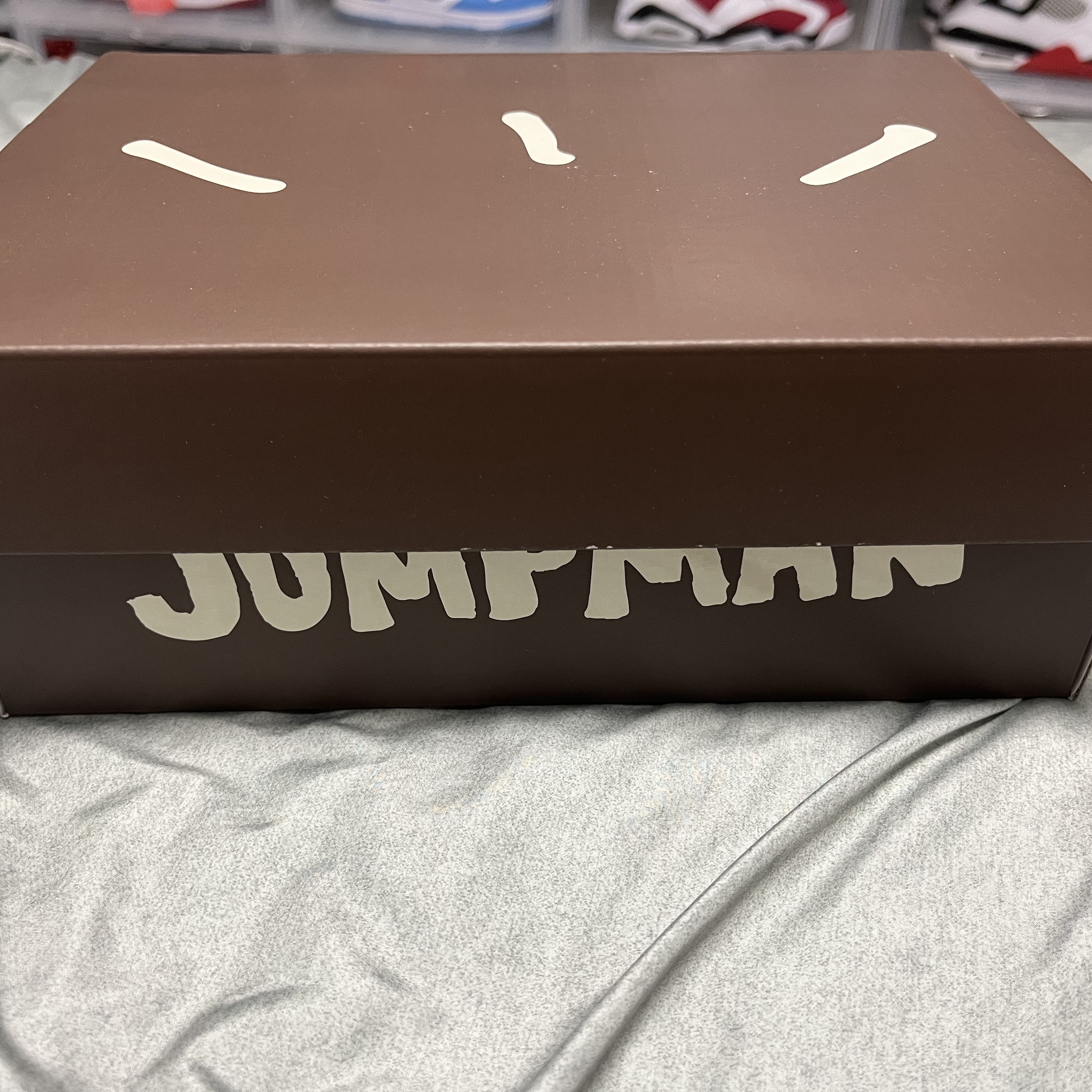 (PS) Jordan x Travis Scott Jumpman Jack TR Sail and Dark Mocha, Jordan x Travis Scott Jumpman Jack TR Sail and Dark Mocha 착용 스타일 - 1