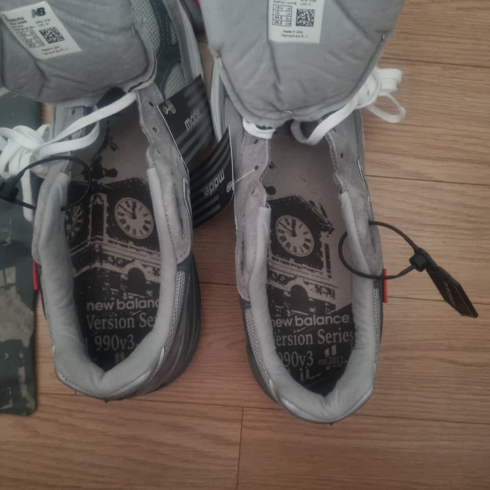 New Balance 990vs3 Made in USA Grey - D Standard 착용 스타일 - 4
