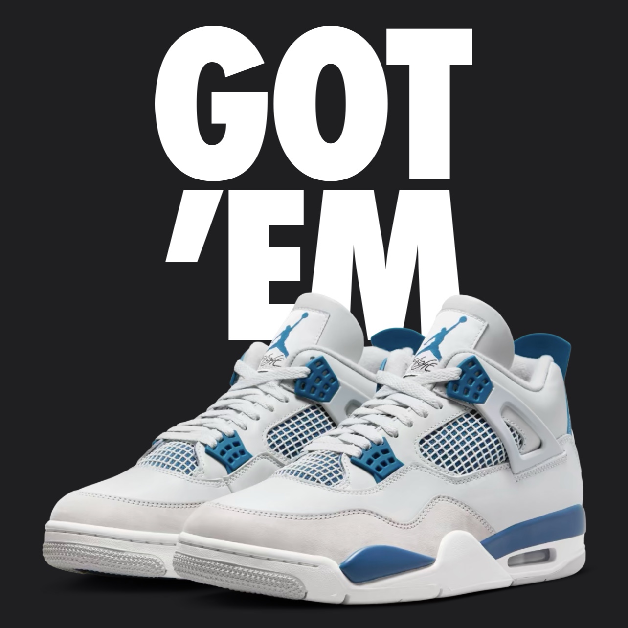 Jordan 4 Retro Industrial Blue 착용 스타일