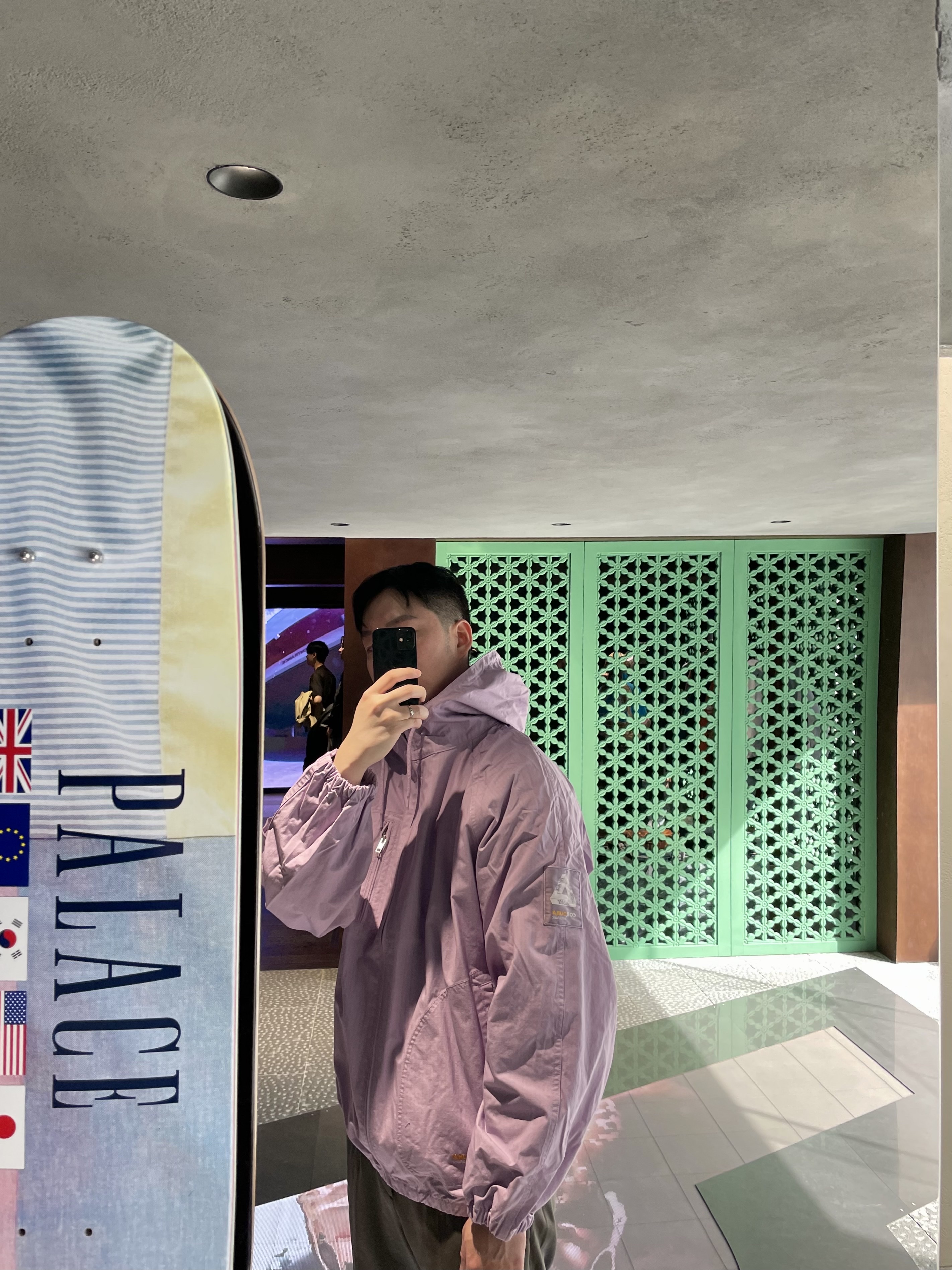 Palace Cordura Nyco RS Jacket Bloom Purple - 24SS 착용 스타일