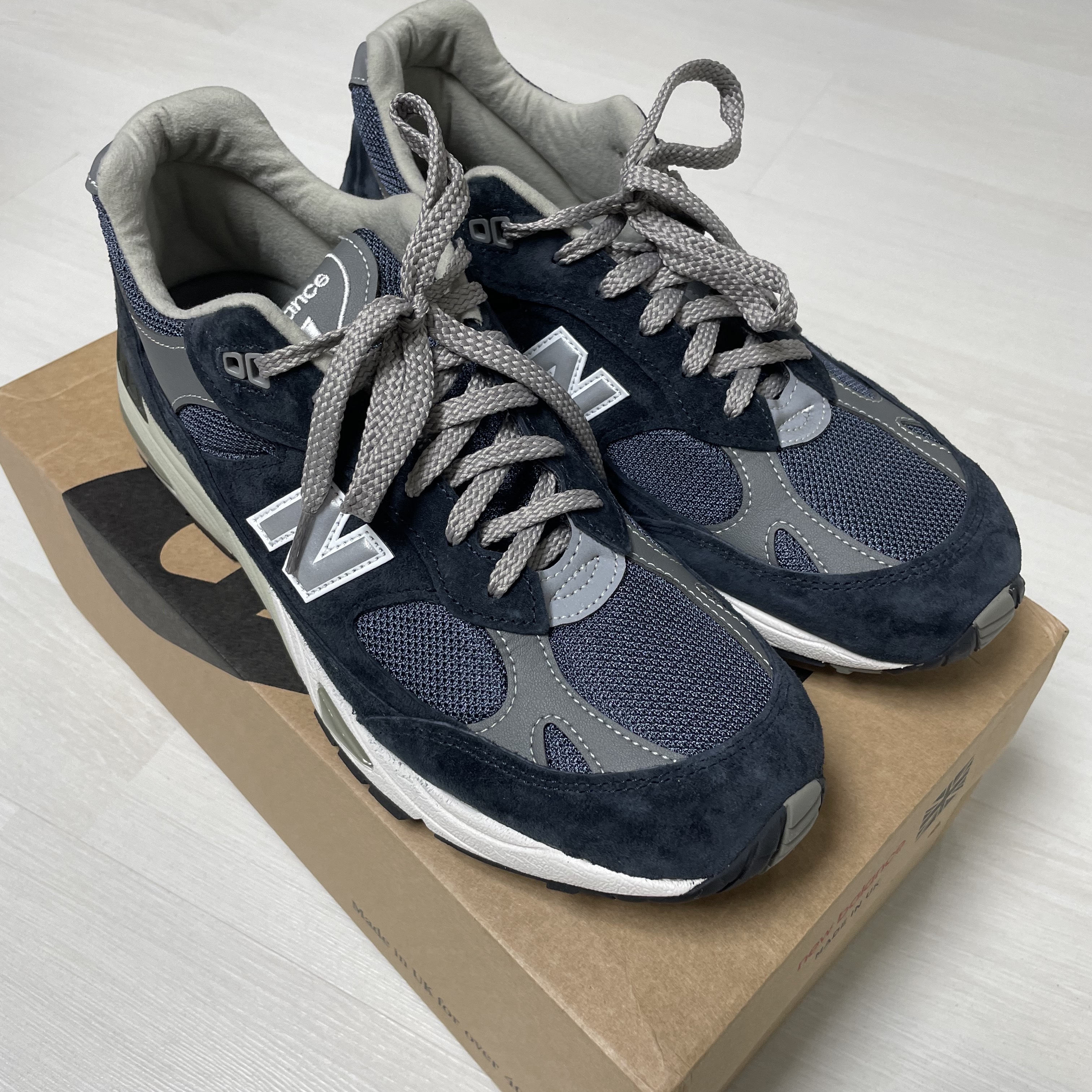 New Balance 991 Made in UK Navy 착용 스타일