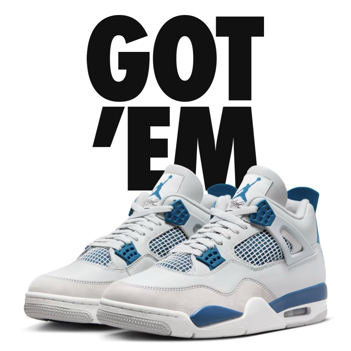 Jordan 4 Retro Industrial Blue 착용 스타일
