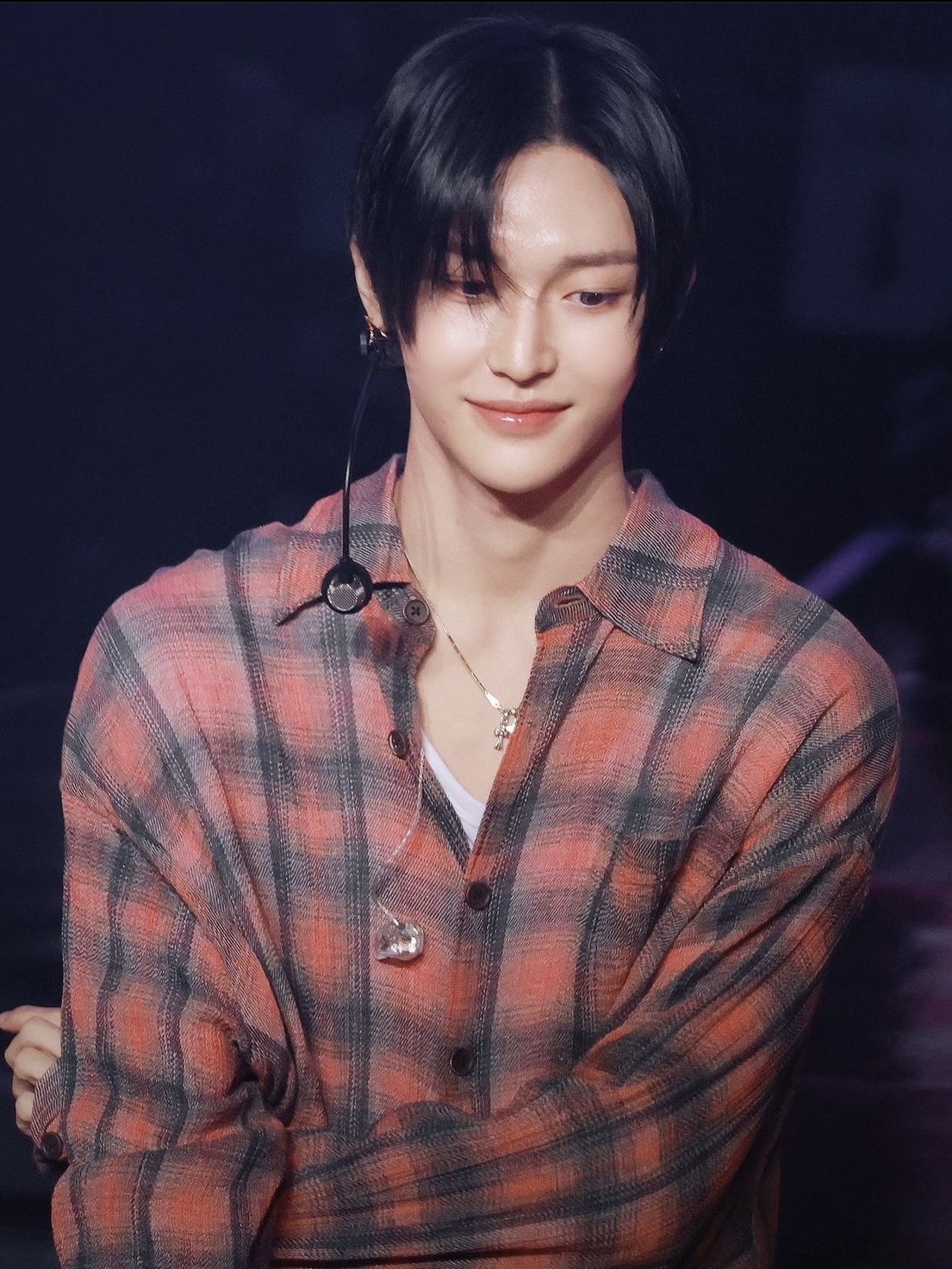 Our Legacy Borrowed Shirt Big Lumbercheck Print 착용 스타일