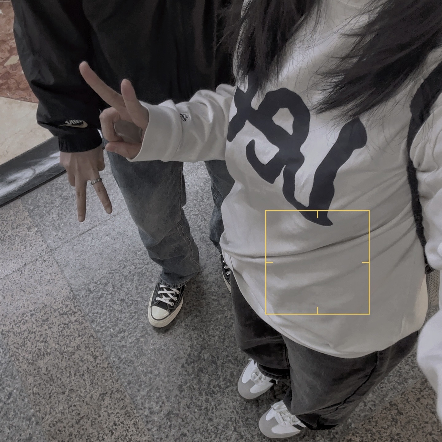 Adidas Samba OG Cloud White, Nike NRG Solo Swoosh Woven Track Jacket Black - US/EU 착용 스타일