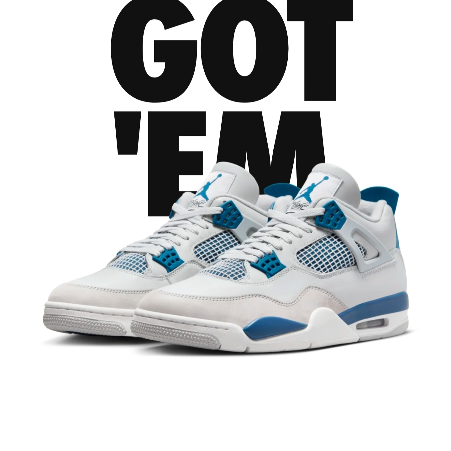 Jordan 4 Retro Industrial Blue 착용 스타일