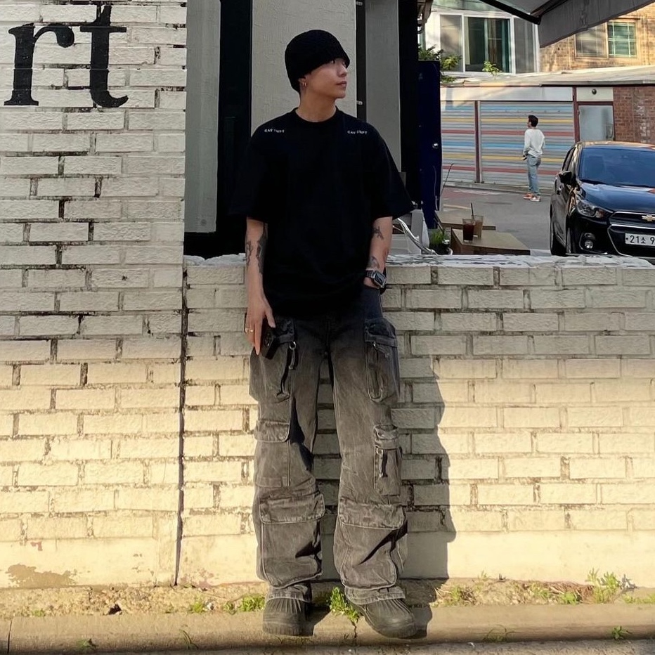Cav Empt End of The Adventure T-Shirt Black - 23FW 착용 스타일