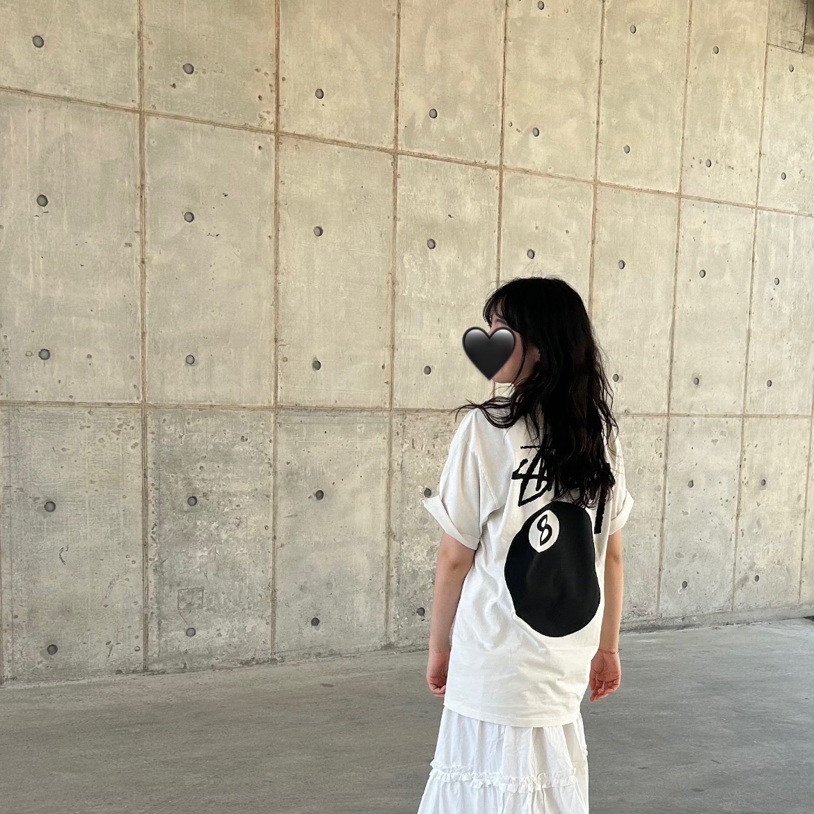 Stussy 8 Ball Pigment Dyed T-Shirt Natural 착용 스타일