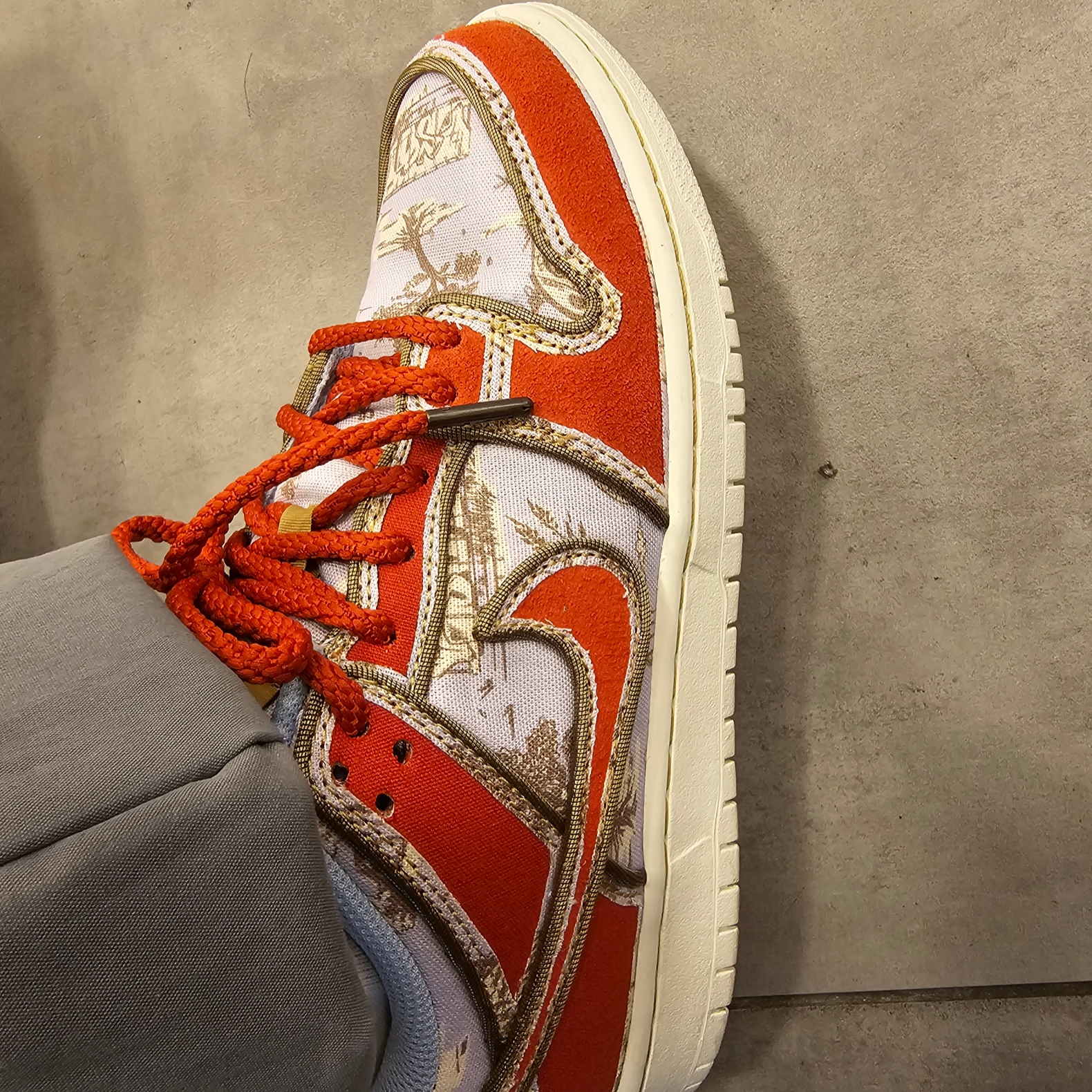 Nike SB Dunk Low Pro Premium Toile 착용 스타일 - 4