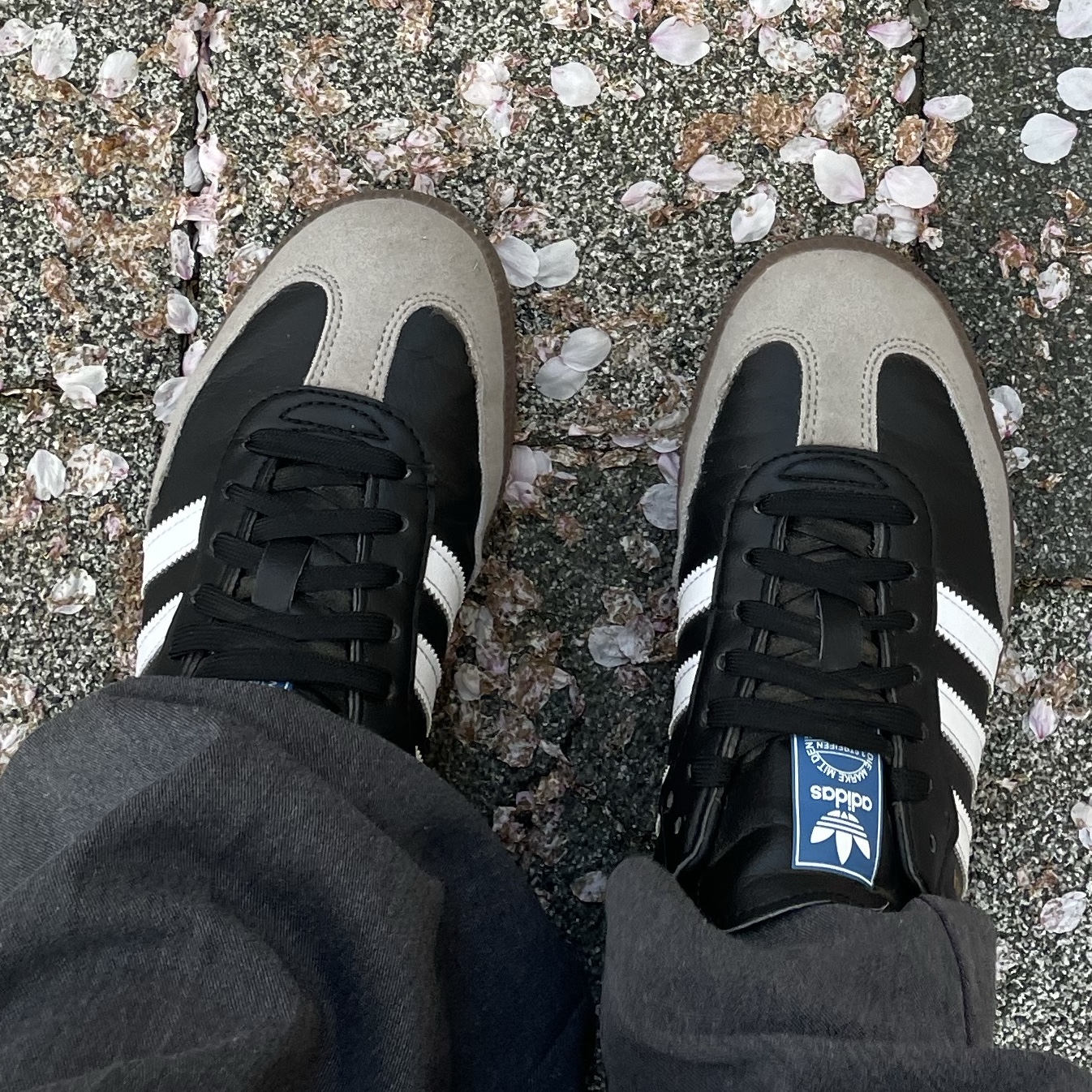 Adidas Samba Vegan Black White, Vivienne Westwood Suzie Pendant Silver 착용 스타일 - 4
