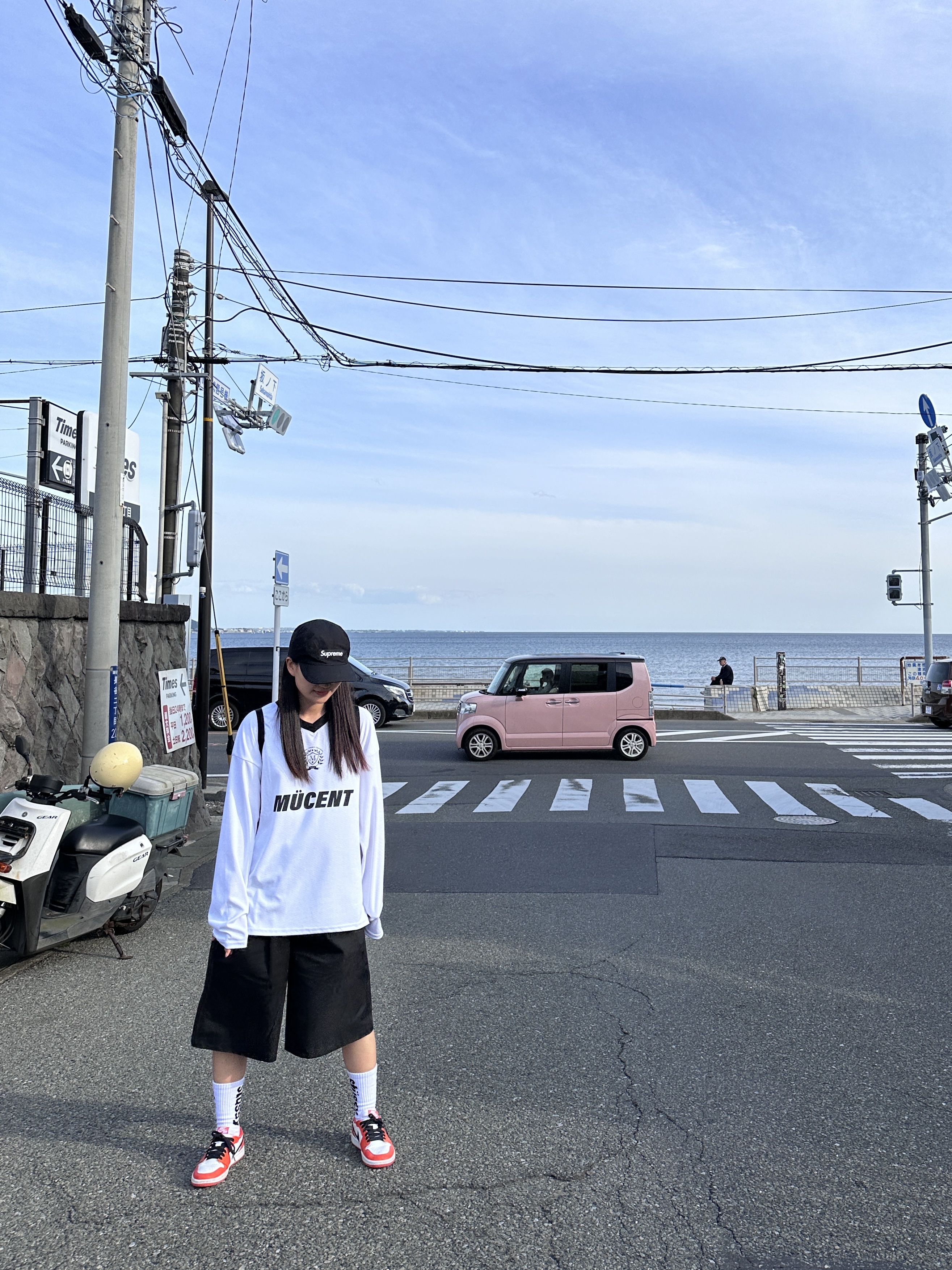 Supreme Waxed Cotton Camp Cap Black - 21FW, (W) Jordan 1 Low OG Starfish 착용 스타일