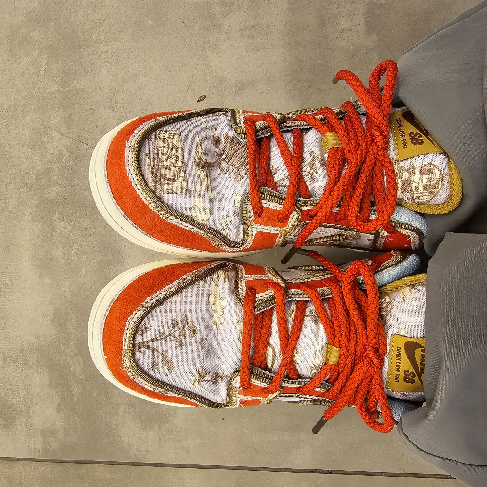 Nike SB Dunk Low Pro Premium Toile 착용 스타일 - 1