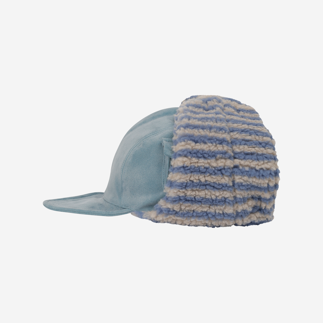 프라블럼올웨이즈 파파스 사이드 포켓 이어플랩 캡 블루(Problemallways Papa's Side Pocket Earflap Cap Blue) - 4