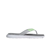 Adidas Comfort Flip Flops Grey Two Green Spark Cloud White
