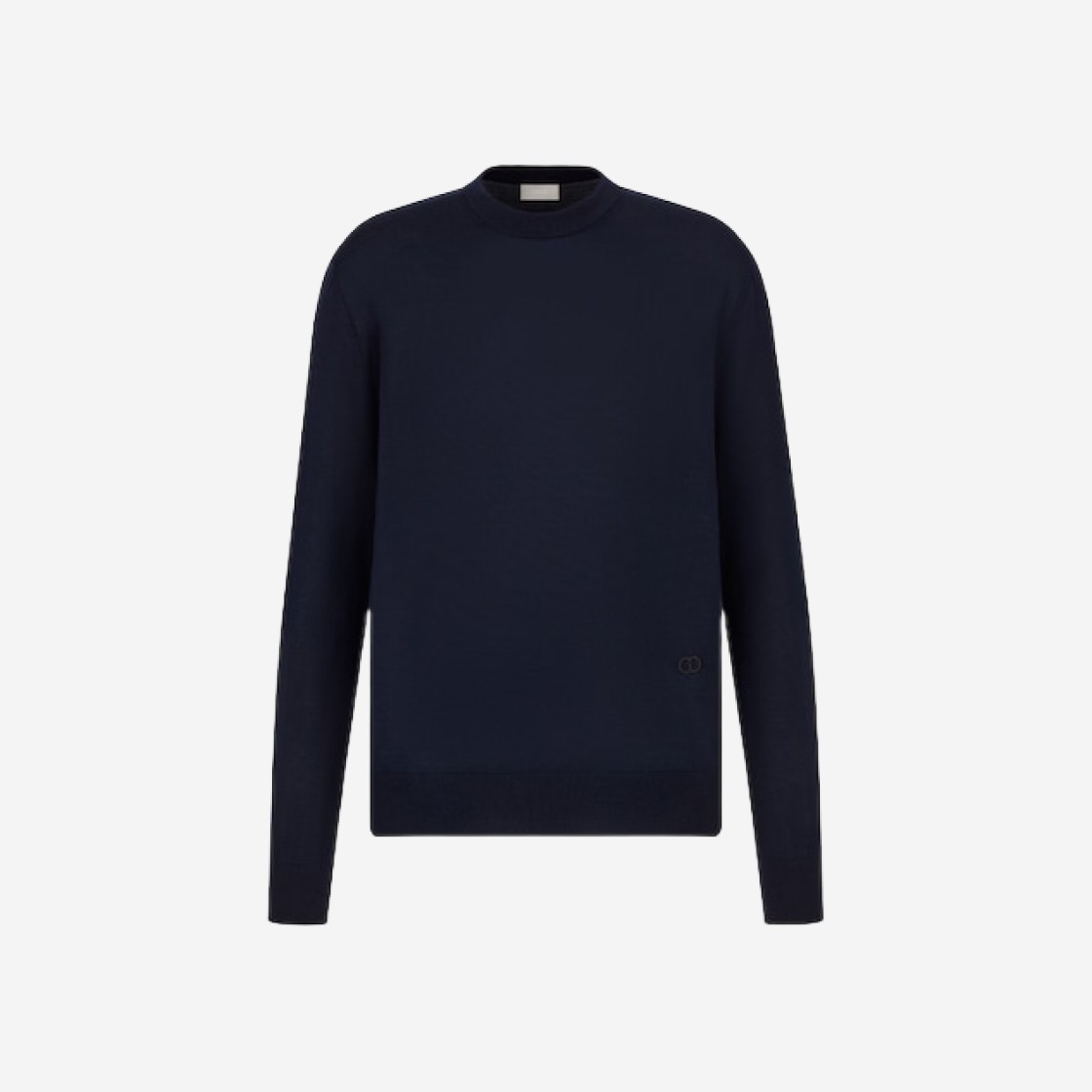 Dior CD Icon Signature Sweater Cashmere Jersey Navy Blue 상세 이미지 1