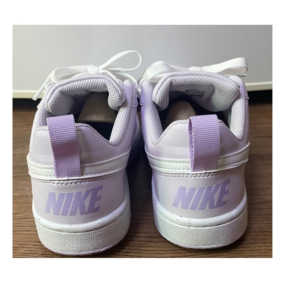 (GS) Nike Court Borough Low Recraft Barely Grape Lilac Bloom 착용 스타일 - 3