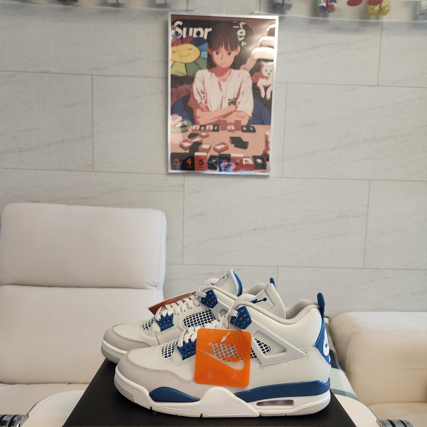 Jordan 4 Retro Industrial Blue 착용 스타일