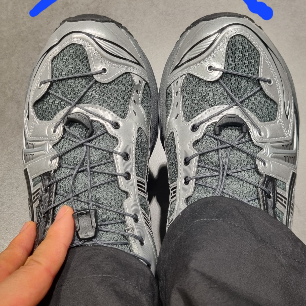 Asics x Unaffected Gel-Kayano 14 Silver Moon 착용 스타일