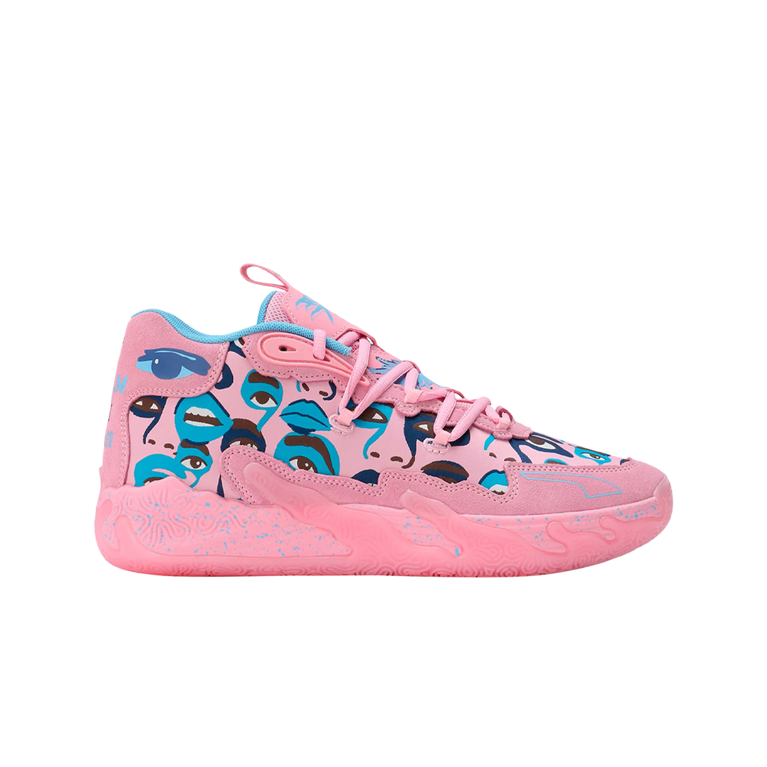 푸마 x 키드슈퍼 스튜디오 MB.03 라멜로 볼 핑크 라일락 팀 라이트 블루(Puma x KidSuper Studios MB.03 Lamelo Ball Pink Lilac Team Light Blue)