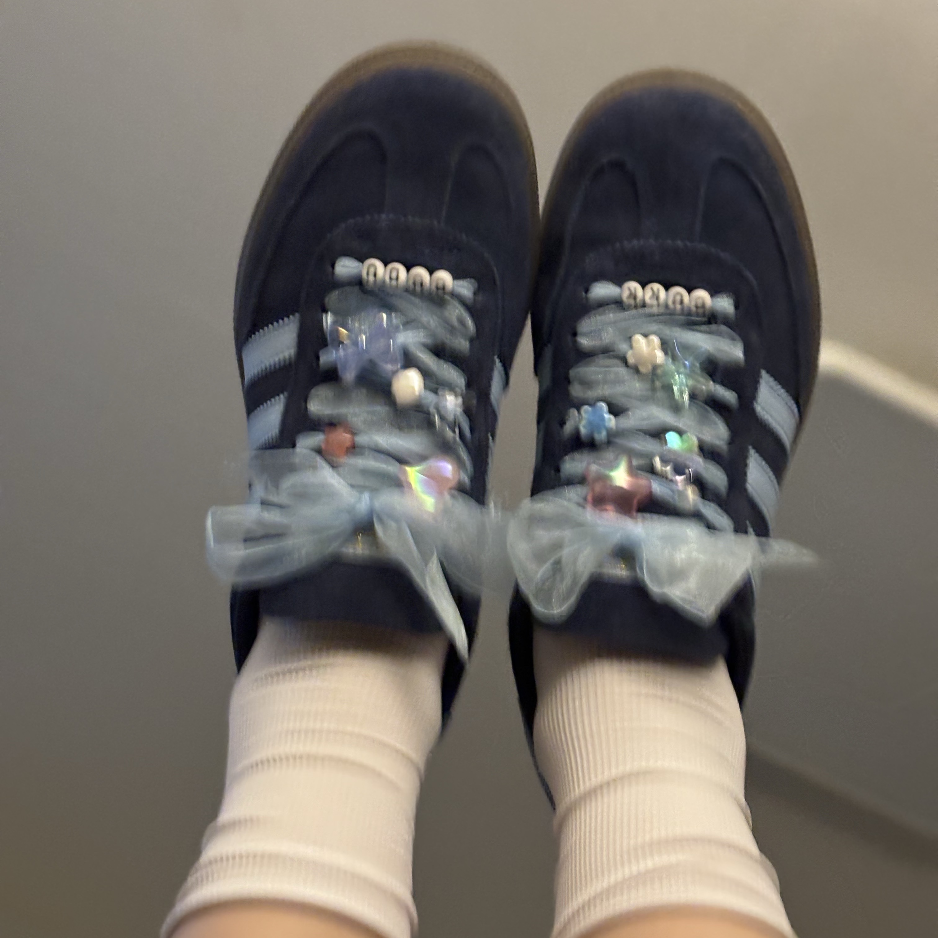 Adidas Spezial Handball Collegiate Navy 착용 스타일 - 5