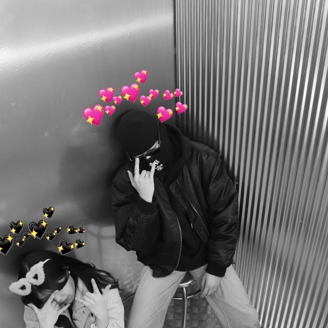 Darkr8m Studio Basic Logo Knitted Balaclava 착용 스타일