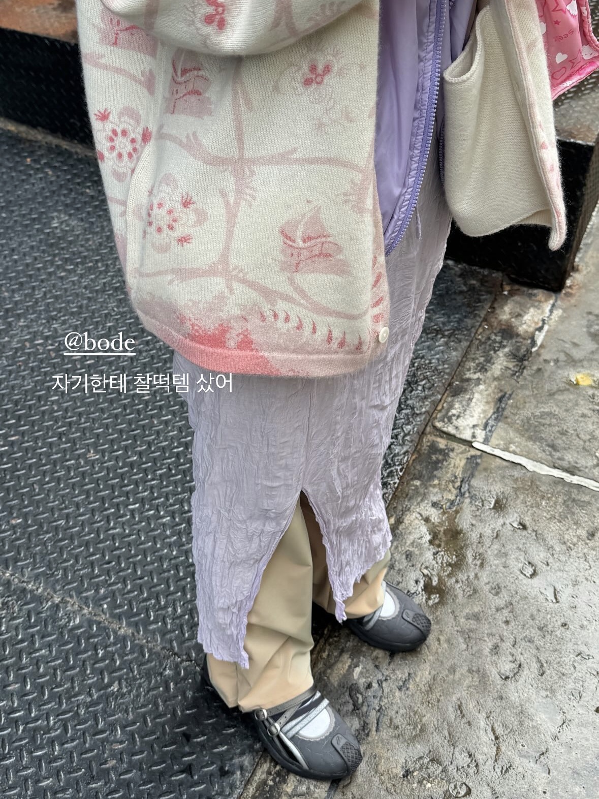 (W) Asics x Kiko Kostadinov x Heaven by Marc Jacobs Gel-Lokros Graphite Grey Gunmetal 착용 스타일
