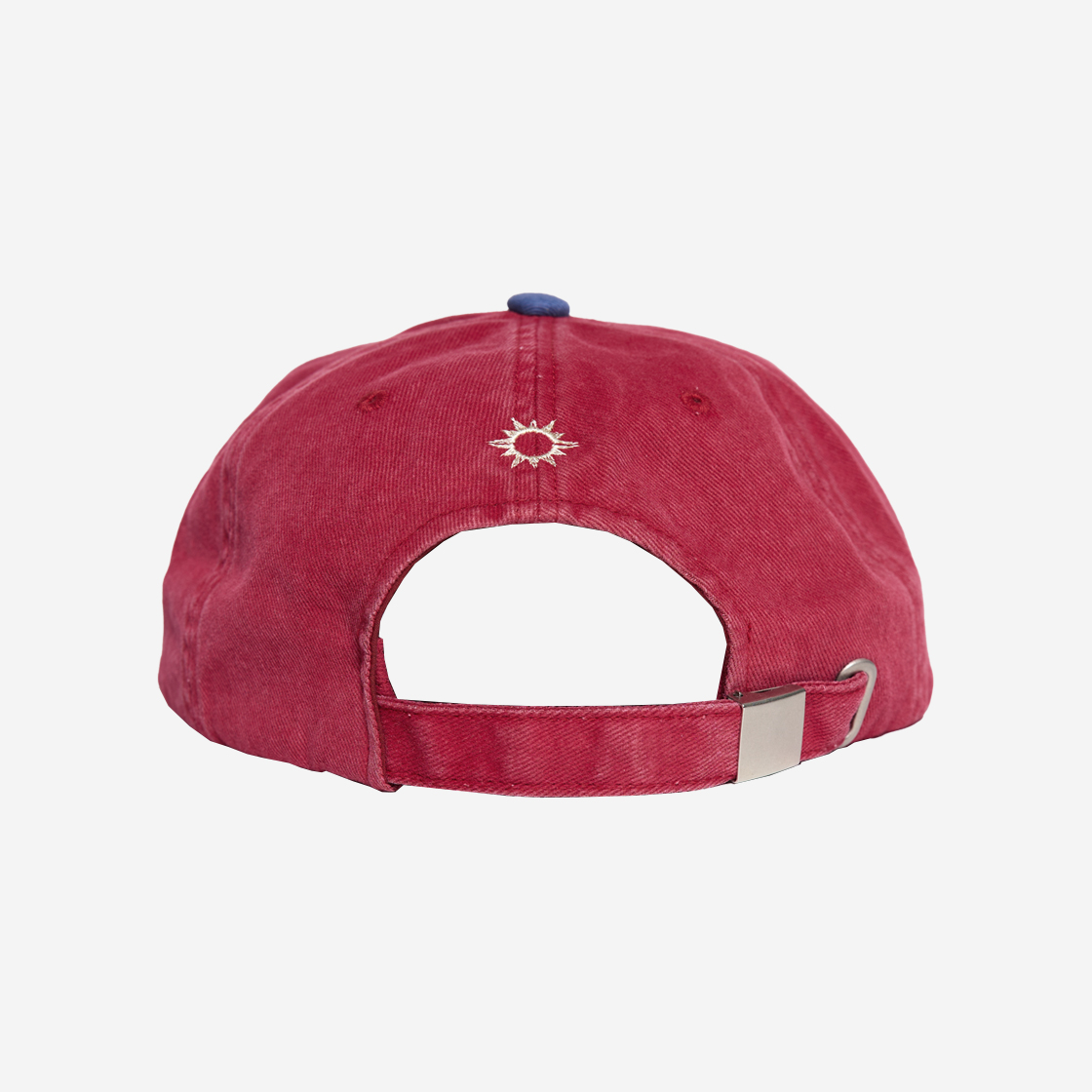 헬로선라이즈 투톤 워시드 오지 로고 캡 빈티지 레드 & 오션블루(Hello Sunrise Two Tone Washed OG Logo Cap VTG Red & Ocean Blue) - 3