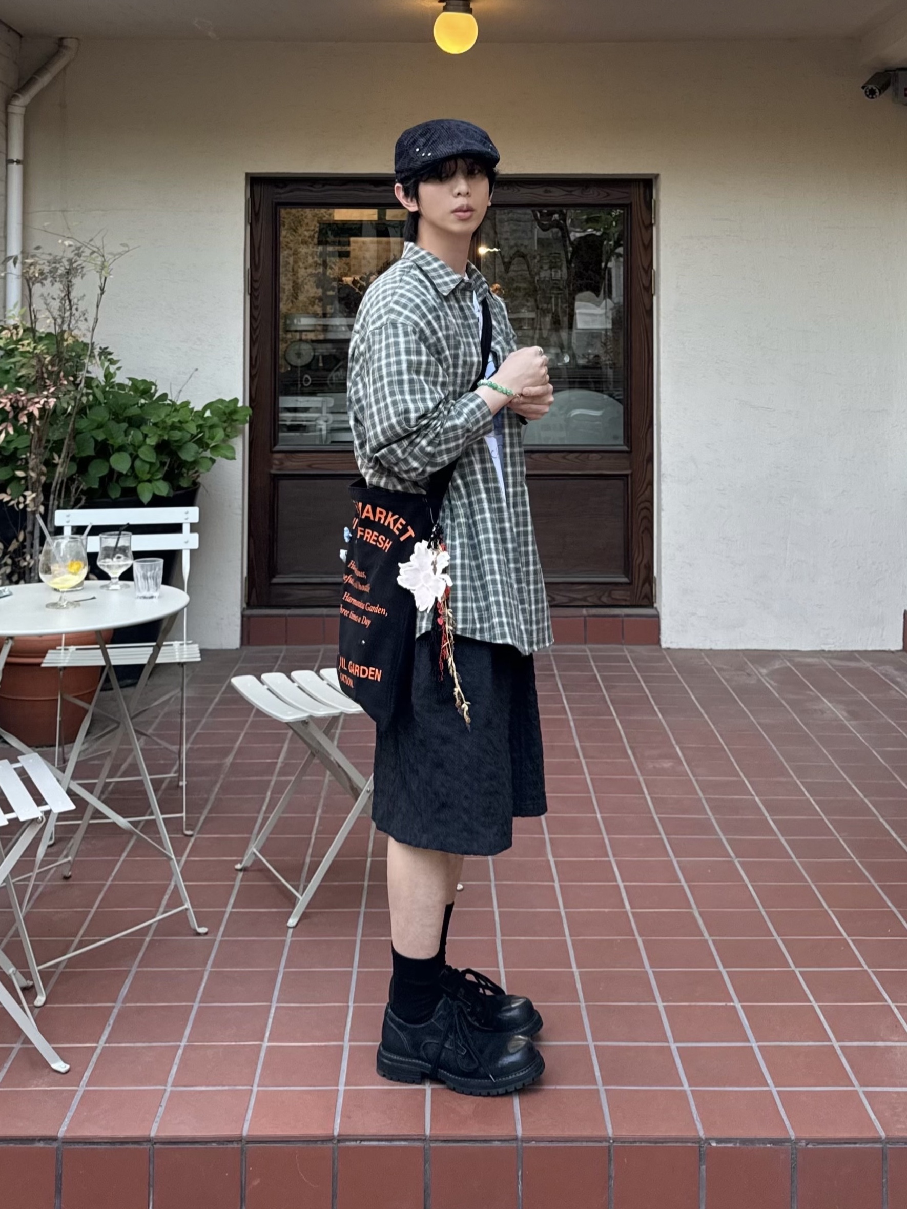 Nos Couleurs Paisley Rivet Hunting Cap Black, [KREAM 단독] LOSTGARDEN Nestor 착용 스타일 - 1
