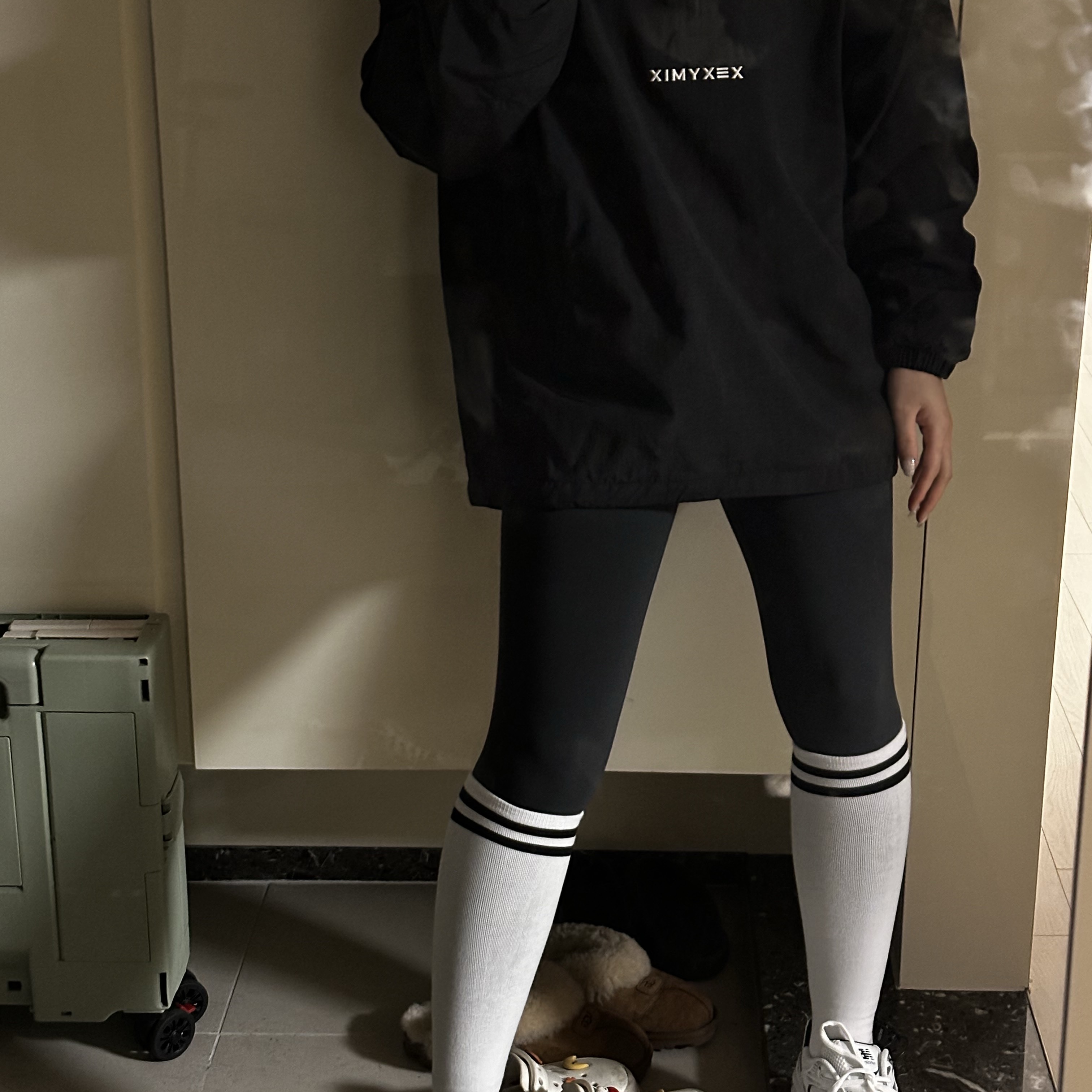 New Balance 530 White 착용 스타일 - 1