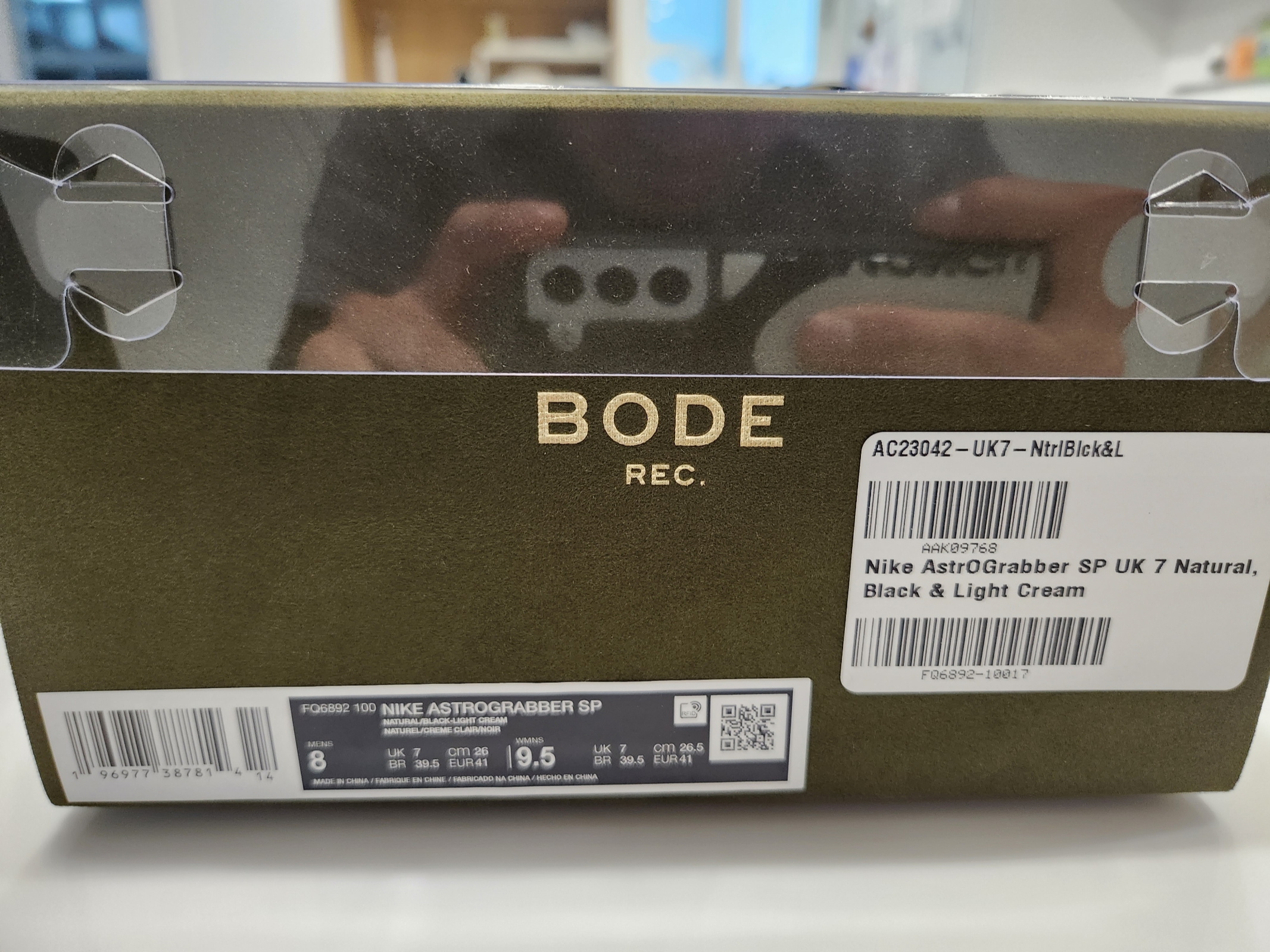 Nike x Bode Astrograbber SP Light Cream and Black 착용 스타일 - 2