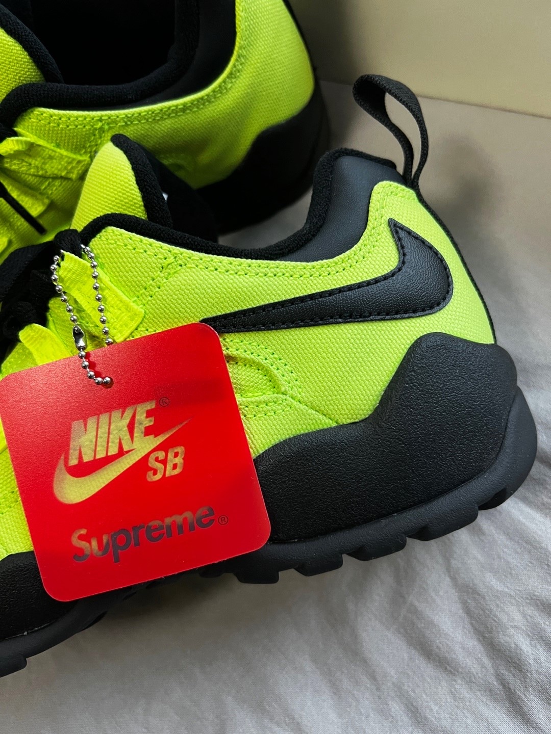 Nike x Supreme SB Darwin Low Green 착용 스타일