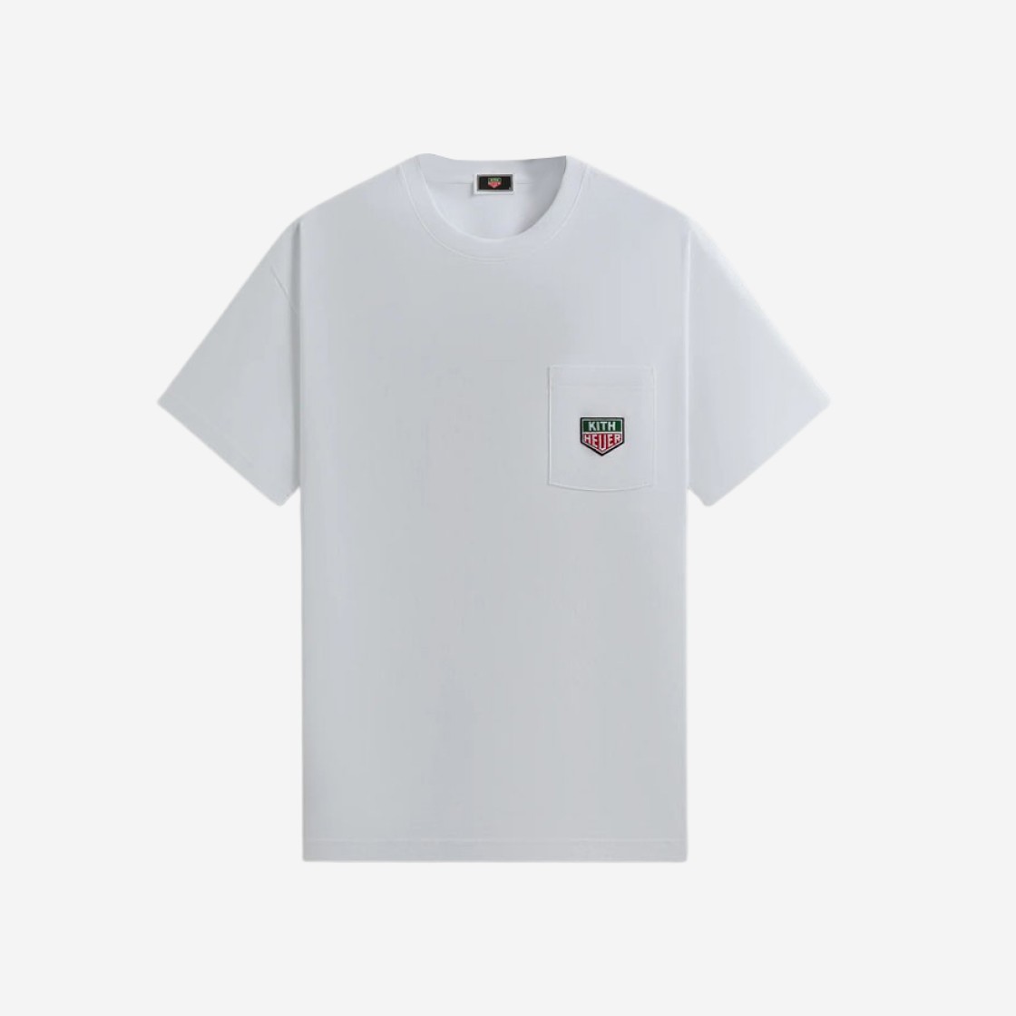 Kith x TAG Heuer Kith Badge Pocket T-Shirt White 상세 이미지 2