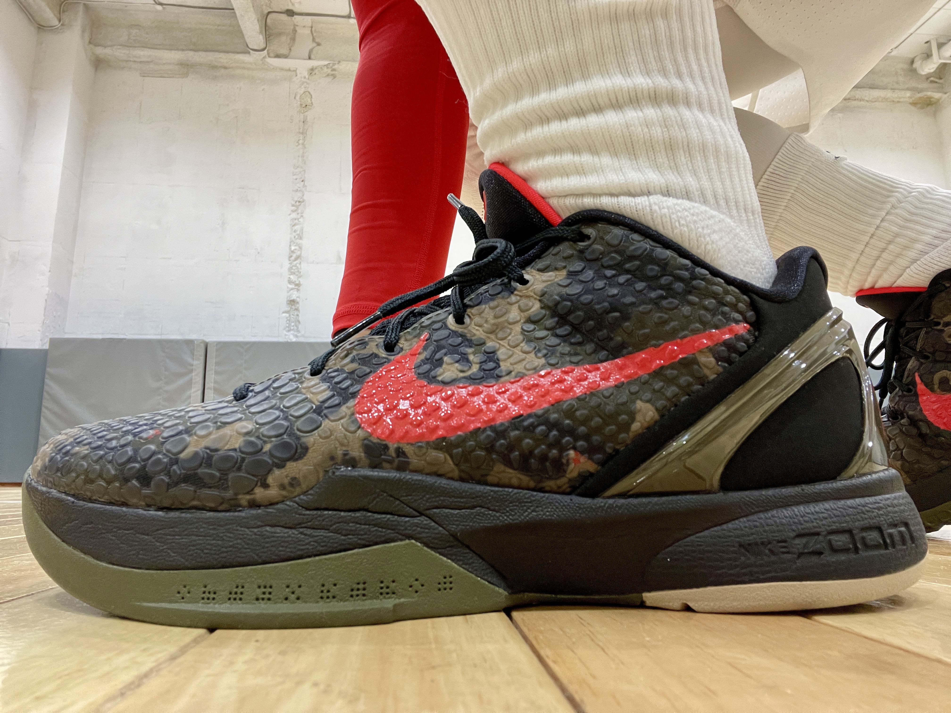 Nike Kobe 6 Protro Italian Camo 착용 스타일