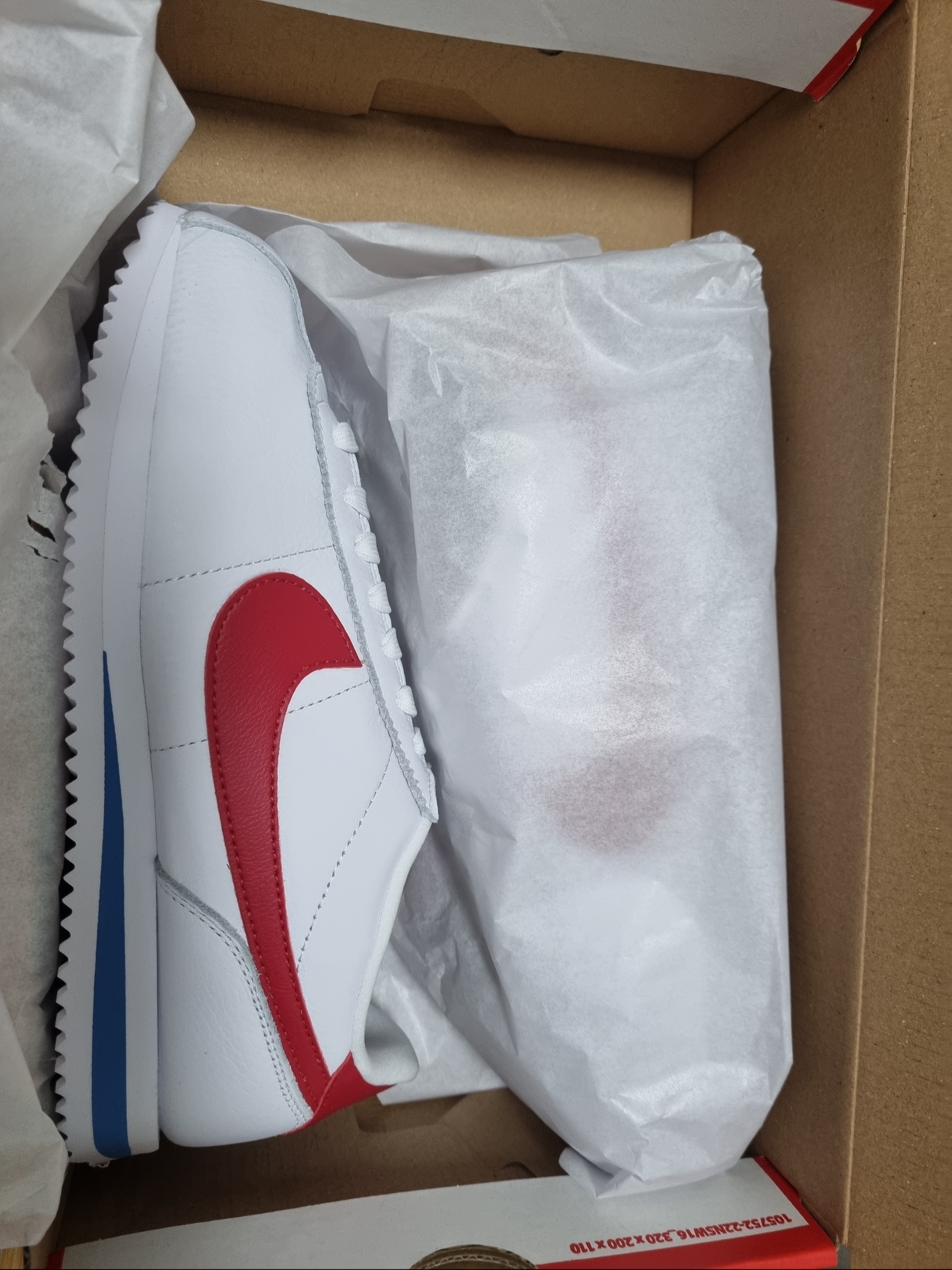 Nike Cortez Varsity Red White & Blue 착용 스타일