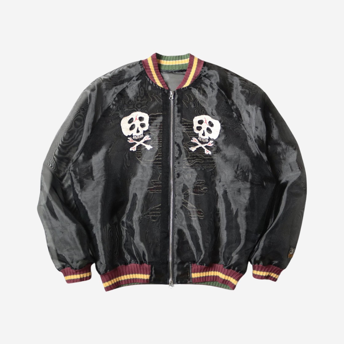 Kapital Sheer Pearl Mosquito Guard Souvenir Jacket Black 상세 이미지 1