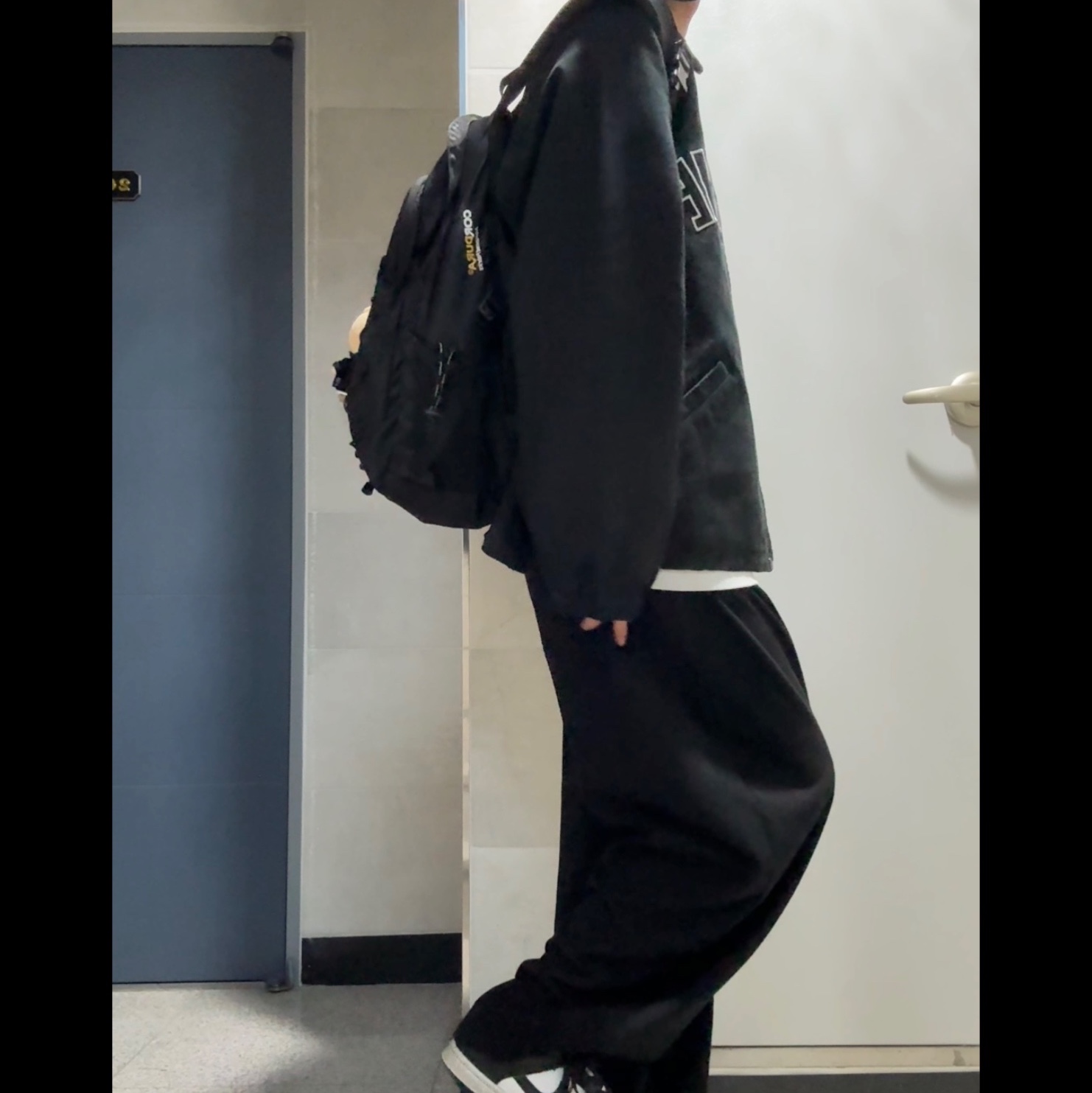 Supreme Arc Denim Coaches Jacket Black - 24SS 착용 스타일 - 2