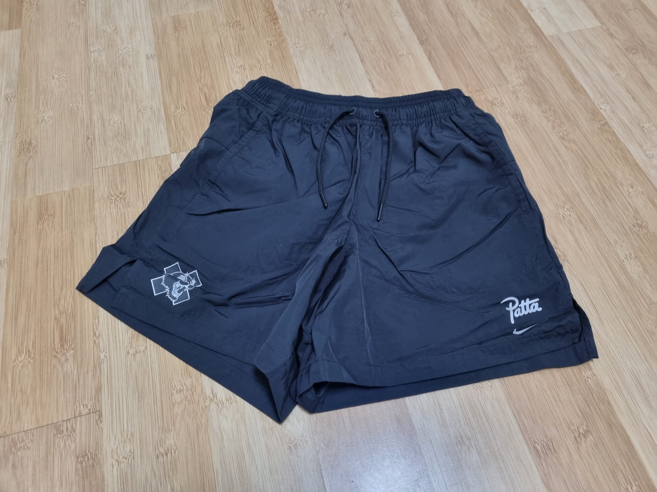 Nike x Patta Shorts Black - Asia 착용 스타일