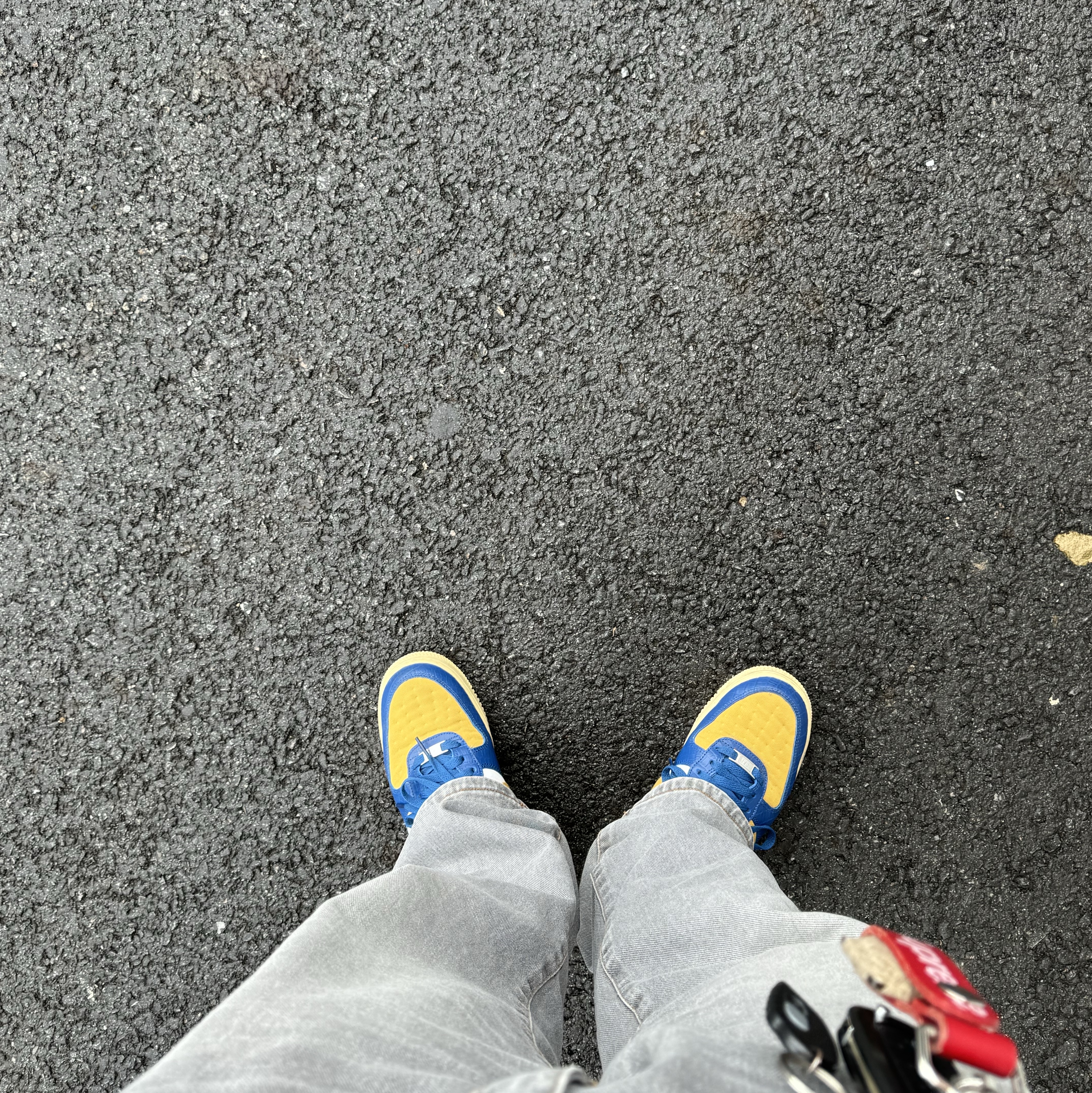 Nike x Undefeated Air Force 1 Low SP 5 On It Court Blue 착용 스타일