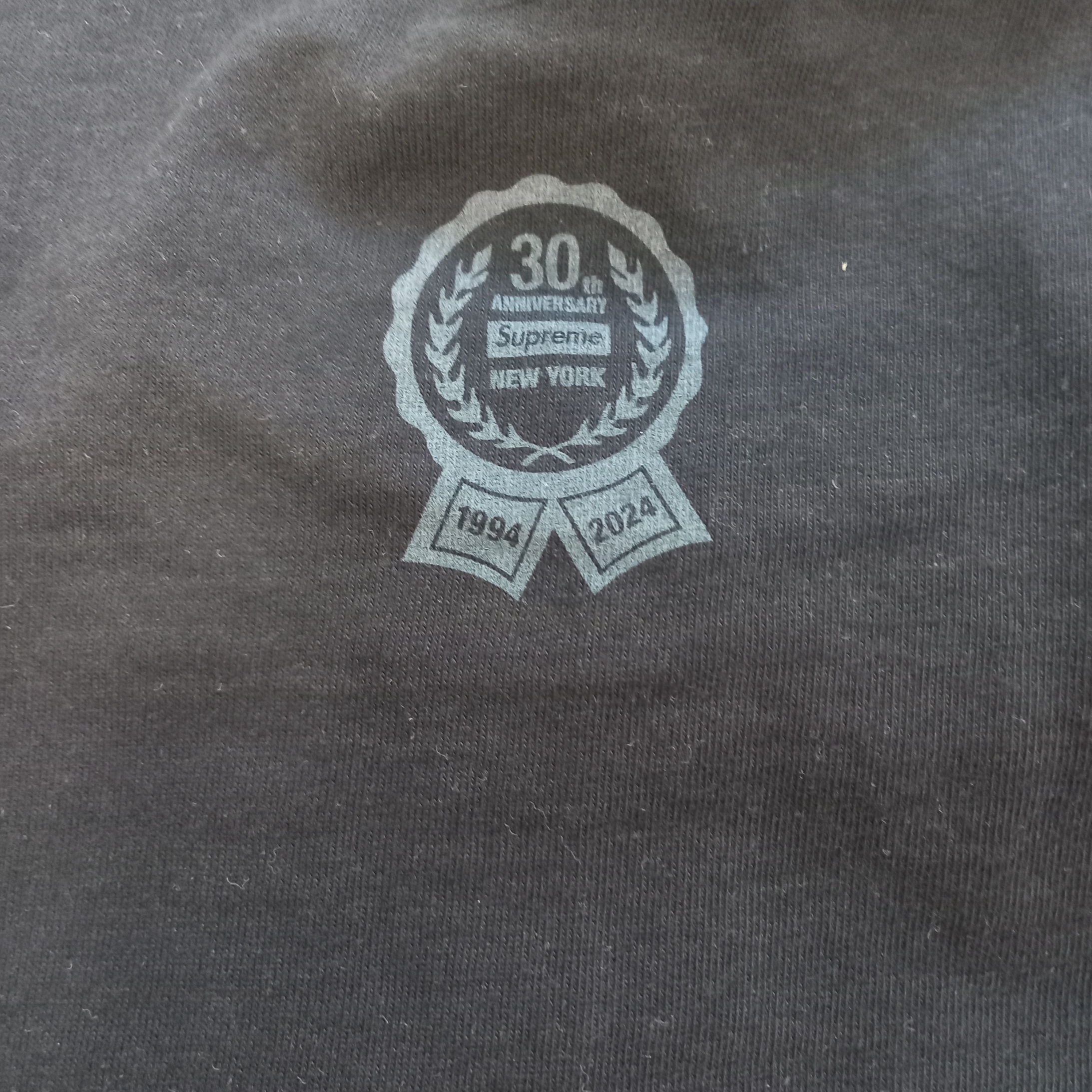 Supreme First T-Shirt Black - 24SS 착용 스타일 - 4