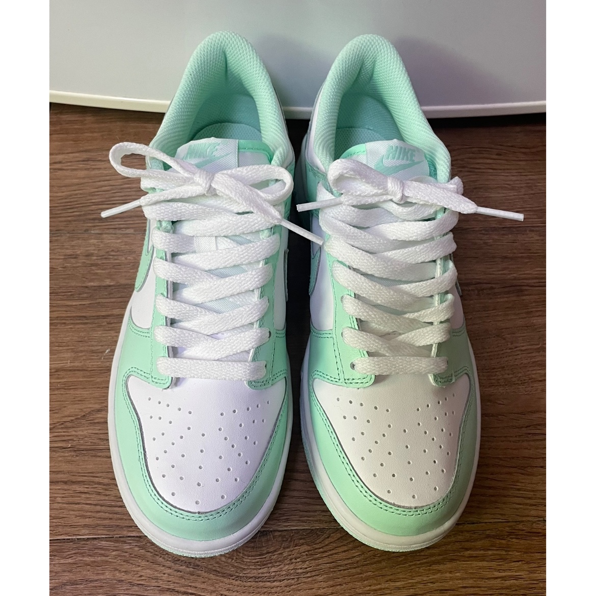(GS) Nike Dunk Low White Mint Foam 착용 스타일 - 2