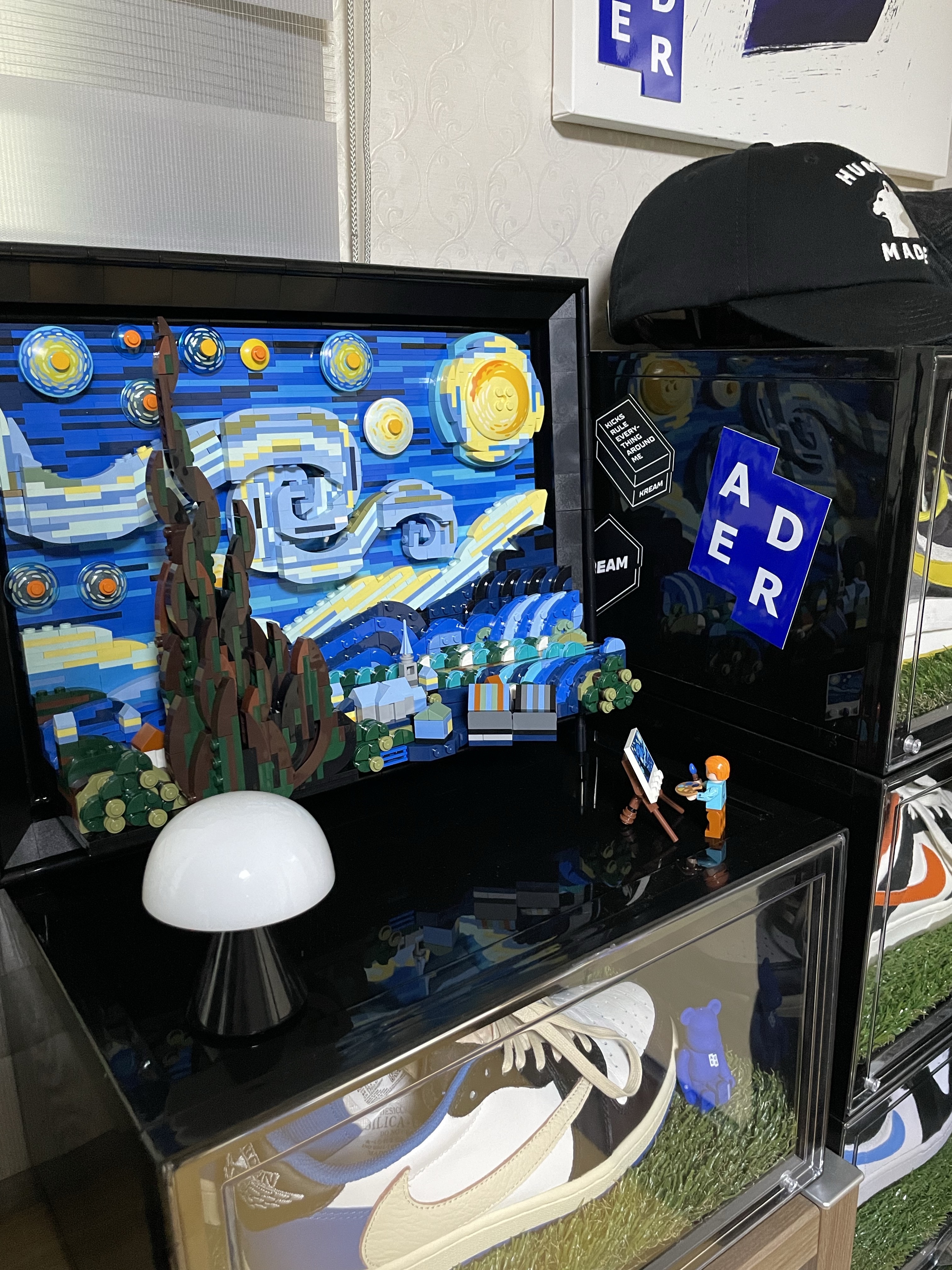 Lego Vincent Van Gogh The Starry Night, Human Made Worksout 20th Anniversary Jindo Dog 6 Panel Cap Black 착용 스타일