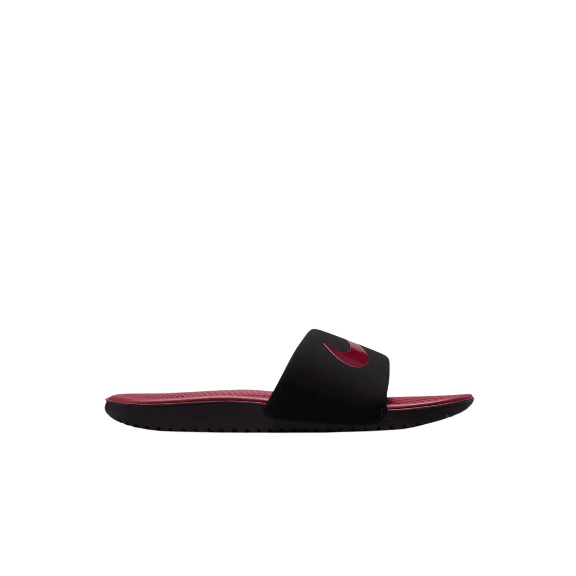 (GS/PS) Nike Kawa Slides Black Team Red 상세 이미지 1