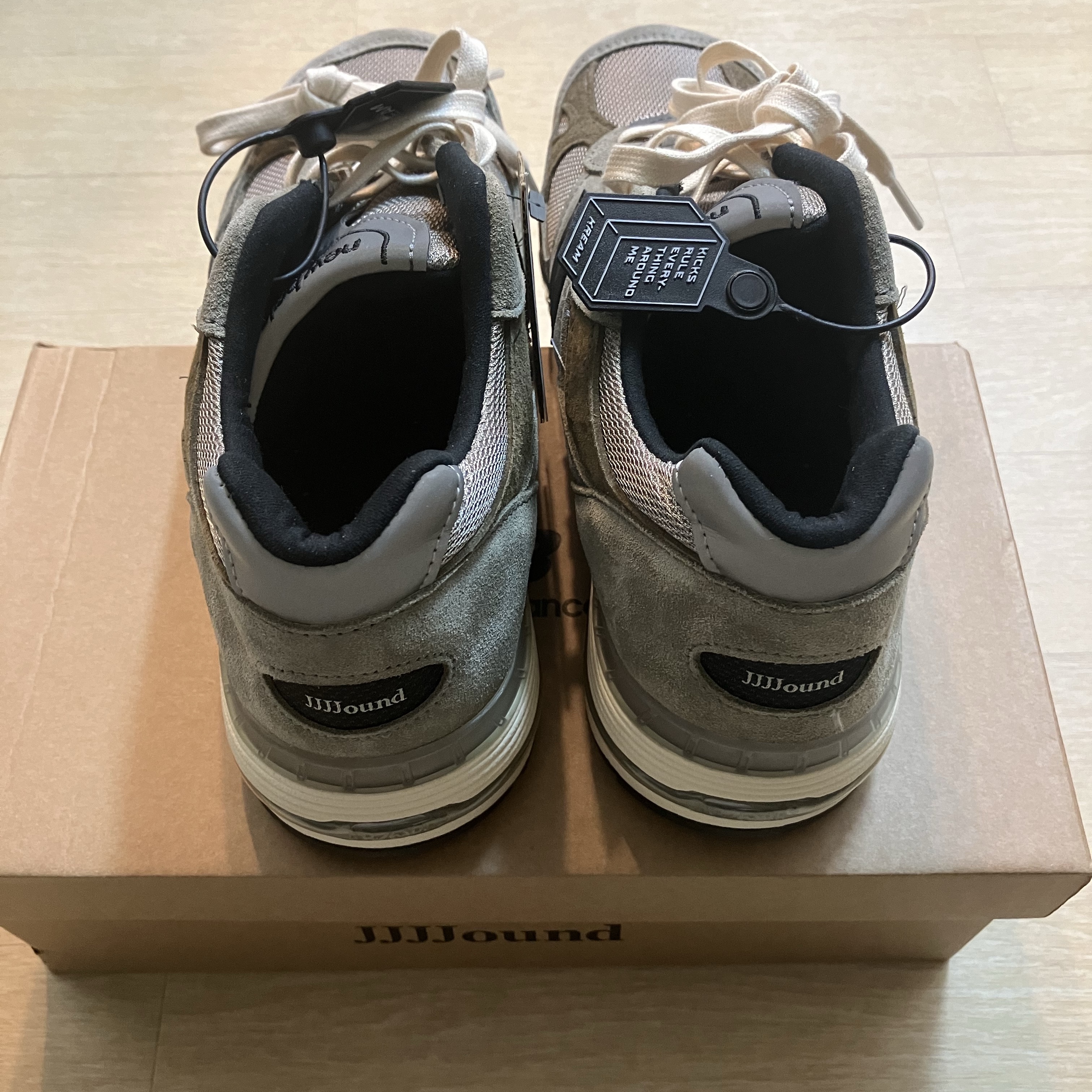 New Balance x JJJJound 991 Made in UK Grey 착용 스타일 - 3