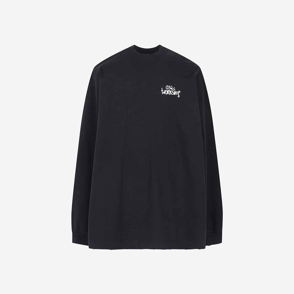 032c 메이헴 오버사이즈 롱슬리브 워시드 블랙(032c Mayhem Oversized Longsleeve Washed Black) - 2