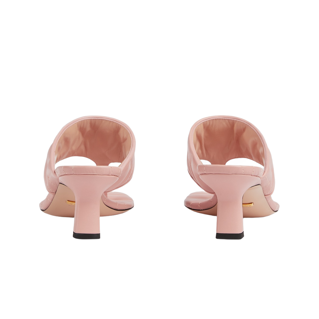 (W) 구찌 더블 G 통 샌들 라이트 핑크 쉐브론 마테라쎄 레더((W) Gucci Double G Thong Sandal Light Pink Chevron Matelasse Leather) - 3