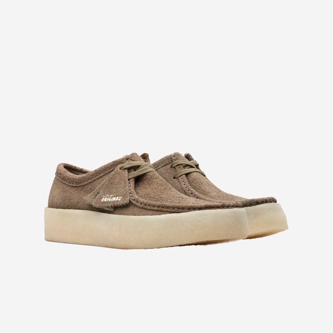 Clarks Wallabee Cup Suede Pale Khaki 상세 이미지 3