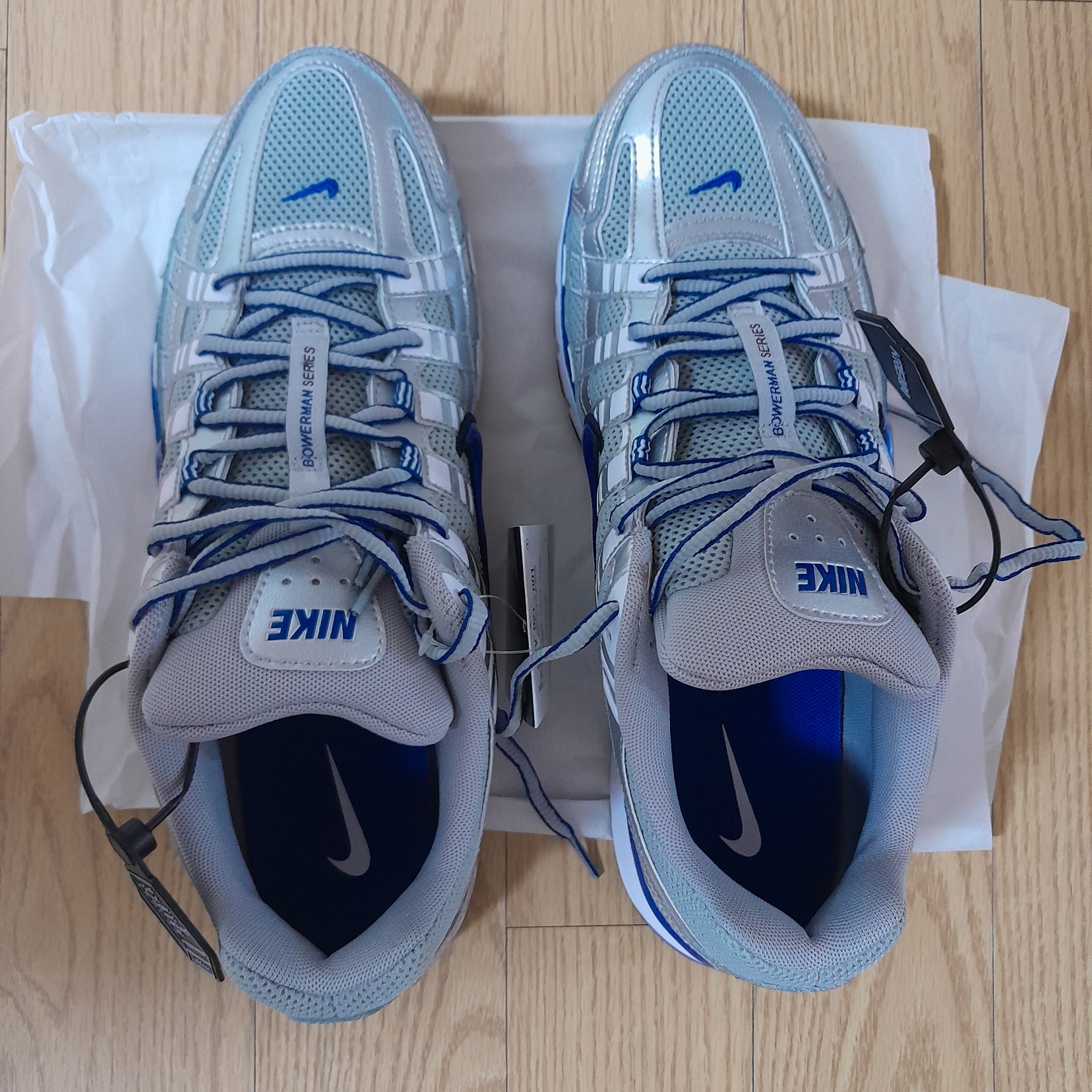 (W) Nike P-6000 Laser Blue 착용 스타일 - 3