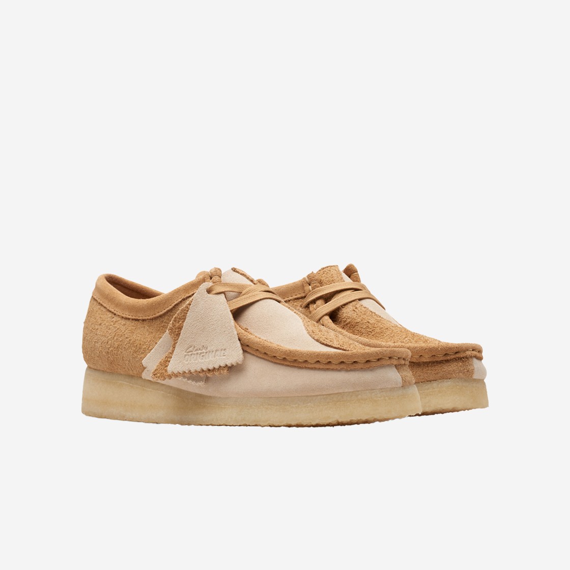 Clarks Women Wallabee Combi Mid Tan 상세 이미지 3