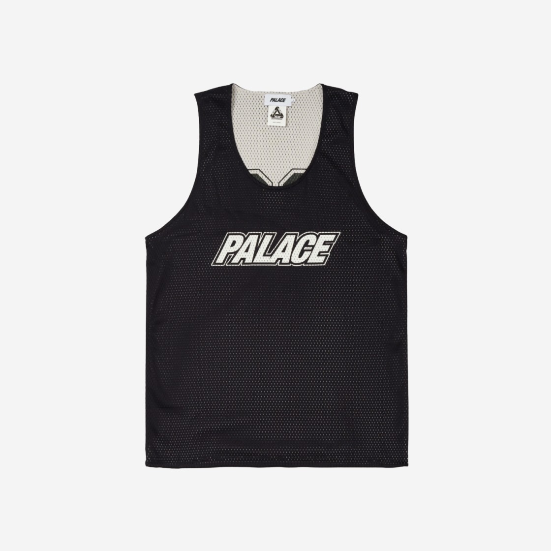 Palace Mesh Reverso Border Vest Black - 24SS 상세 이미지 1